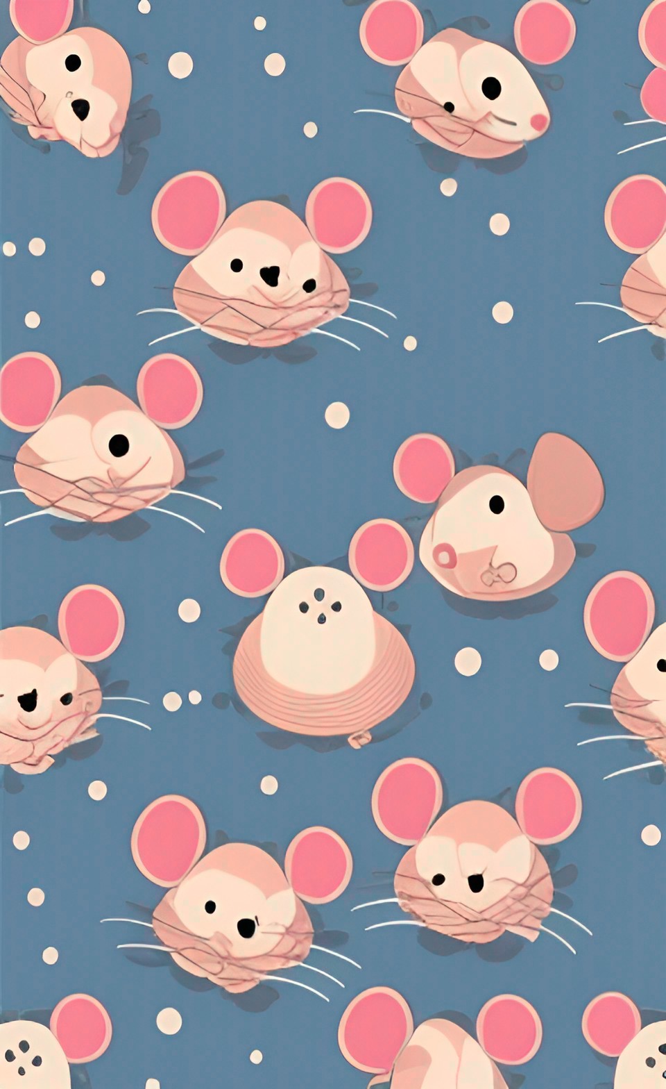 tiling pattern of cute mice preview