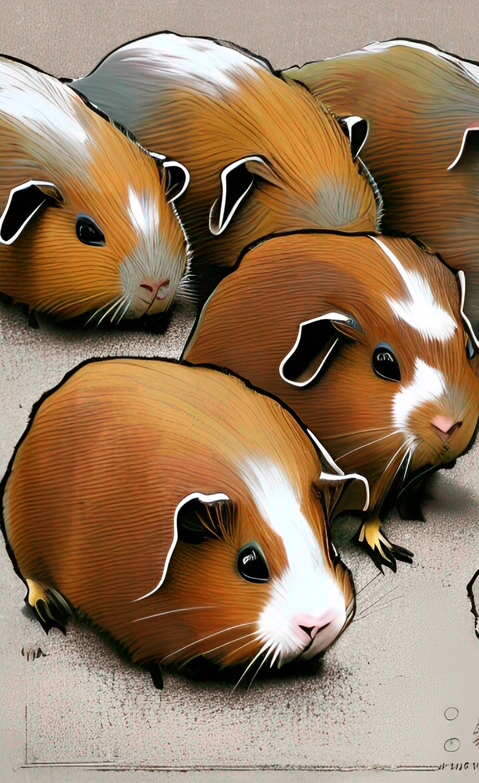 a herd of guinea pigs preview