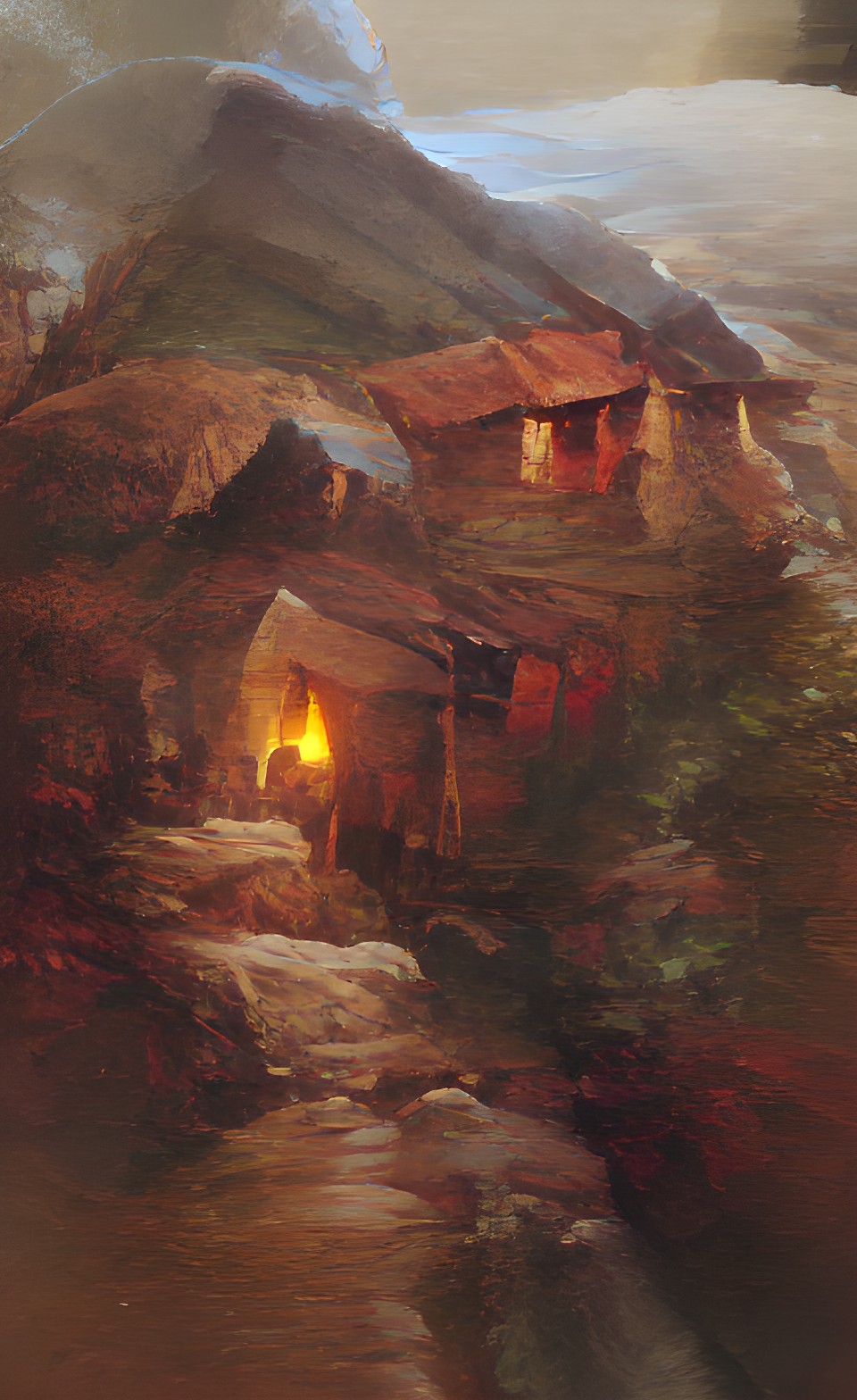 hidden village in the mountains preview