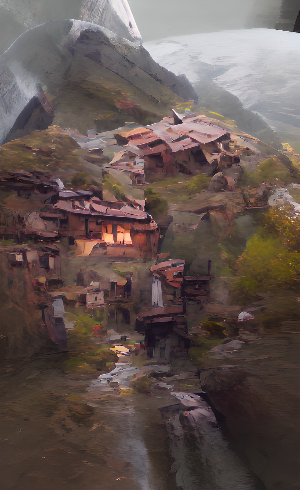 hidden village in the mountains preview