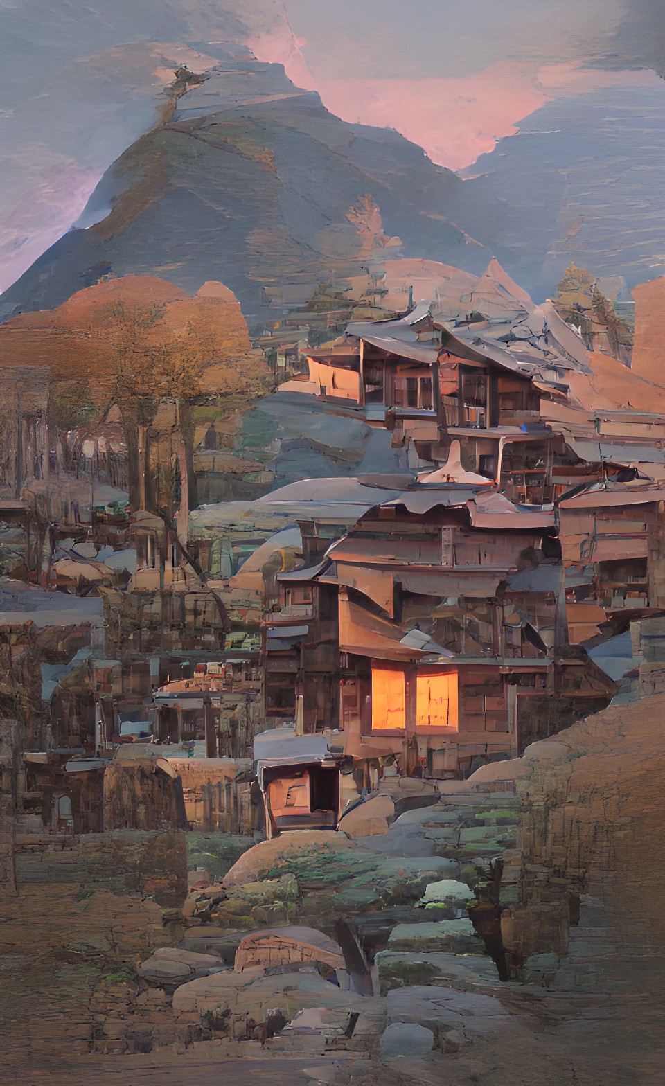 hidden village in the mountains preview