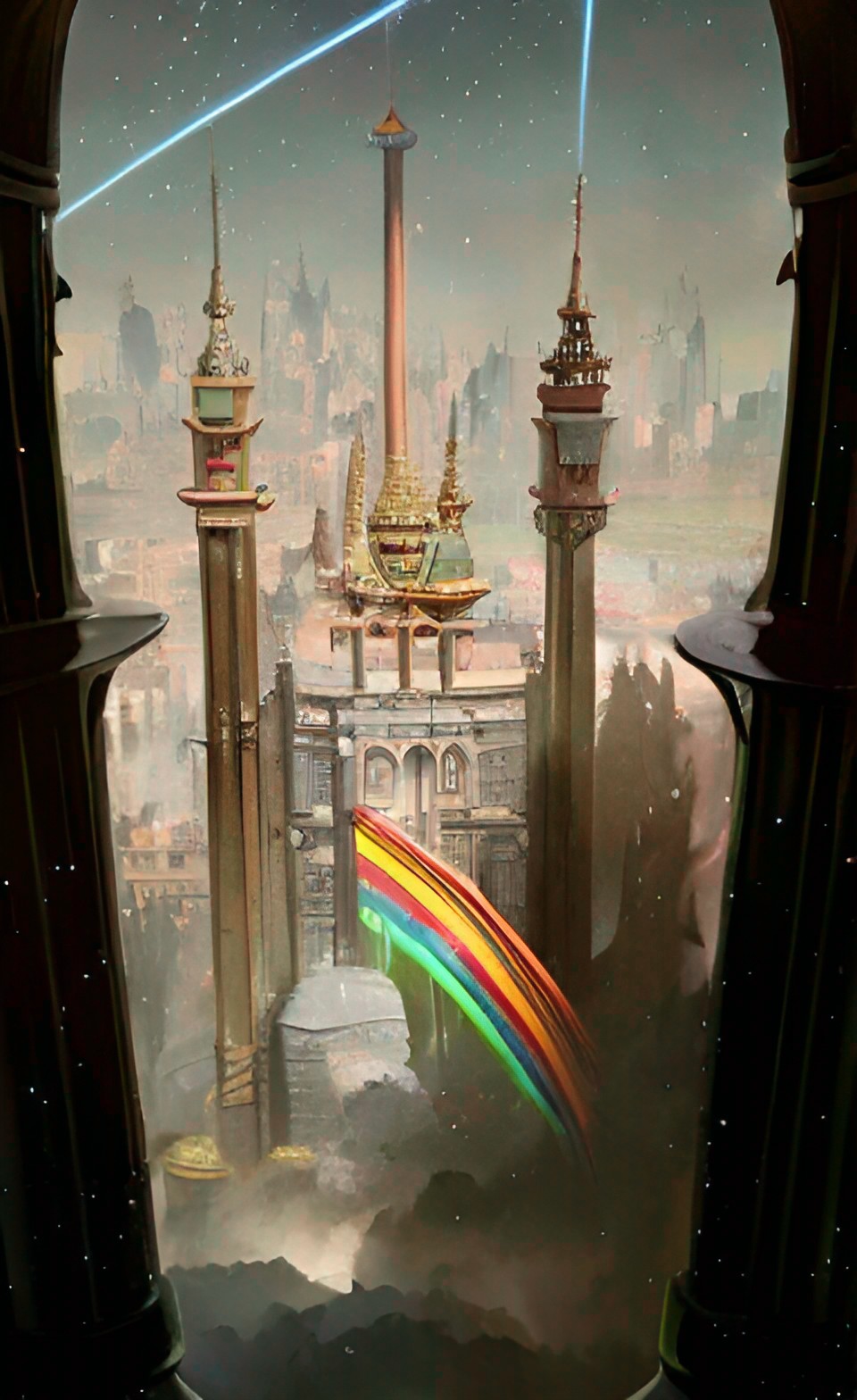 rainbow, magic, arrow, bow preview