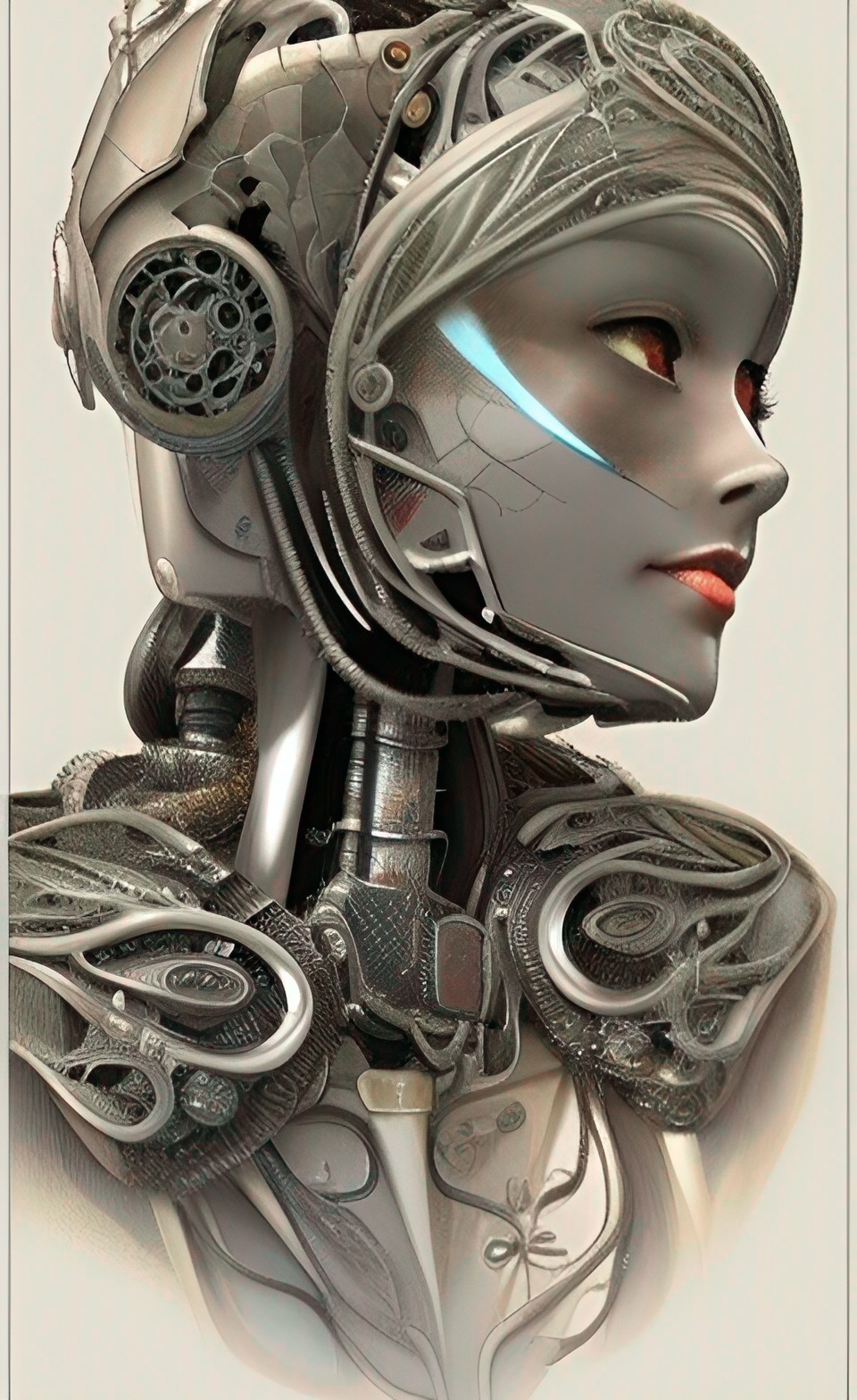 feminine robot preview