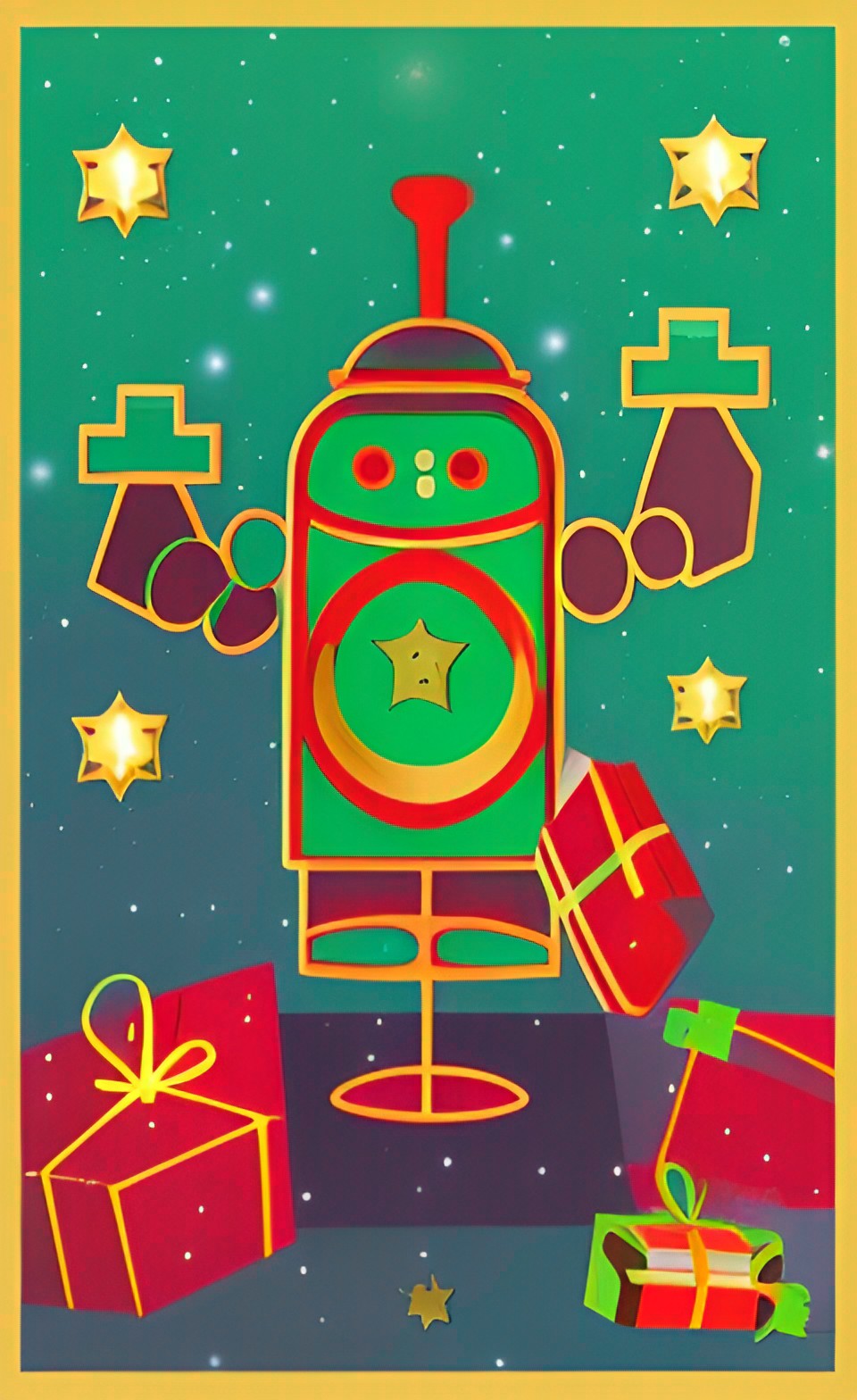 christmas robots preview