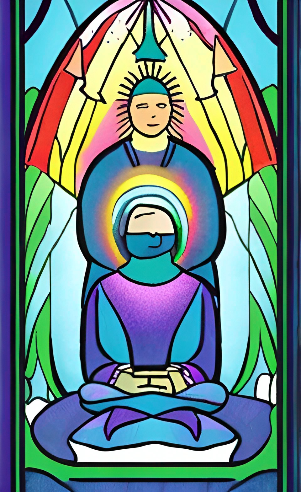 "the rainbow" tarot card preview