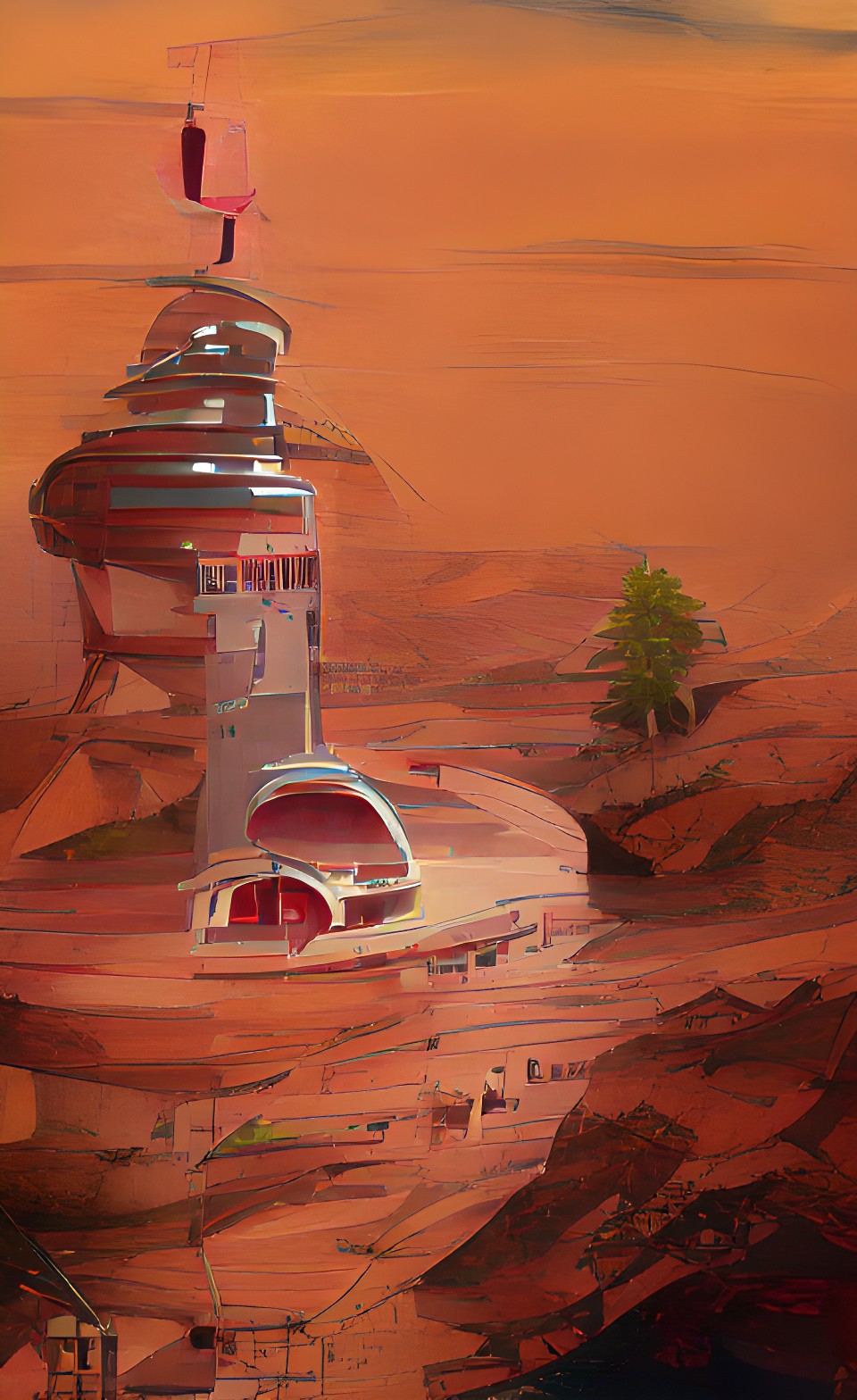 the needle restaurant on mars preview