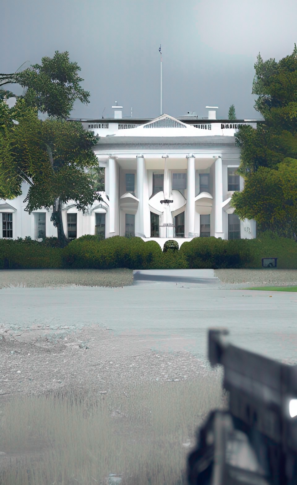 white house falling modern warfare 2 preview