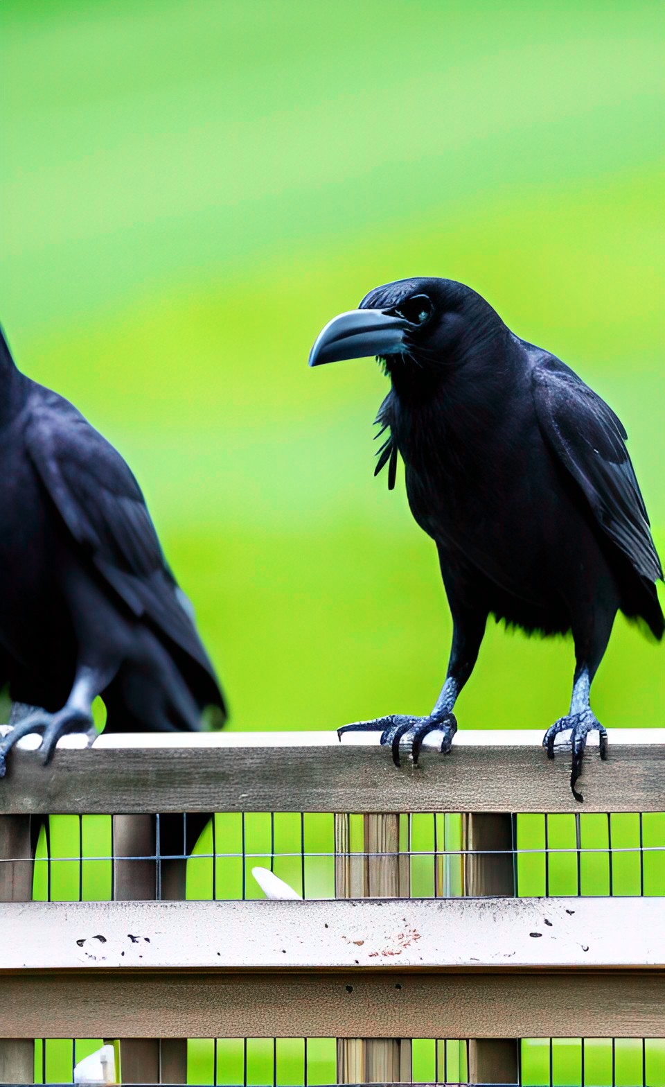 ravens on a fence preview