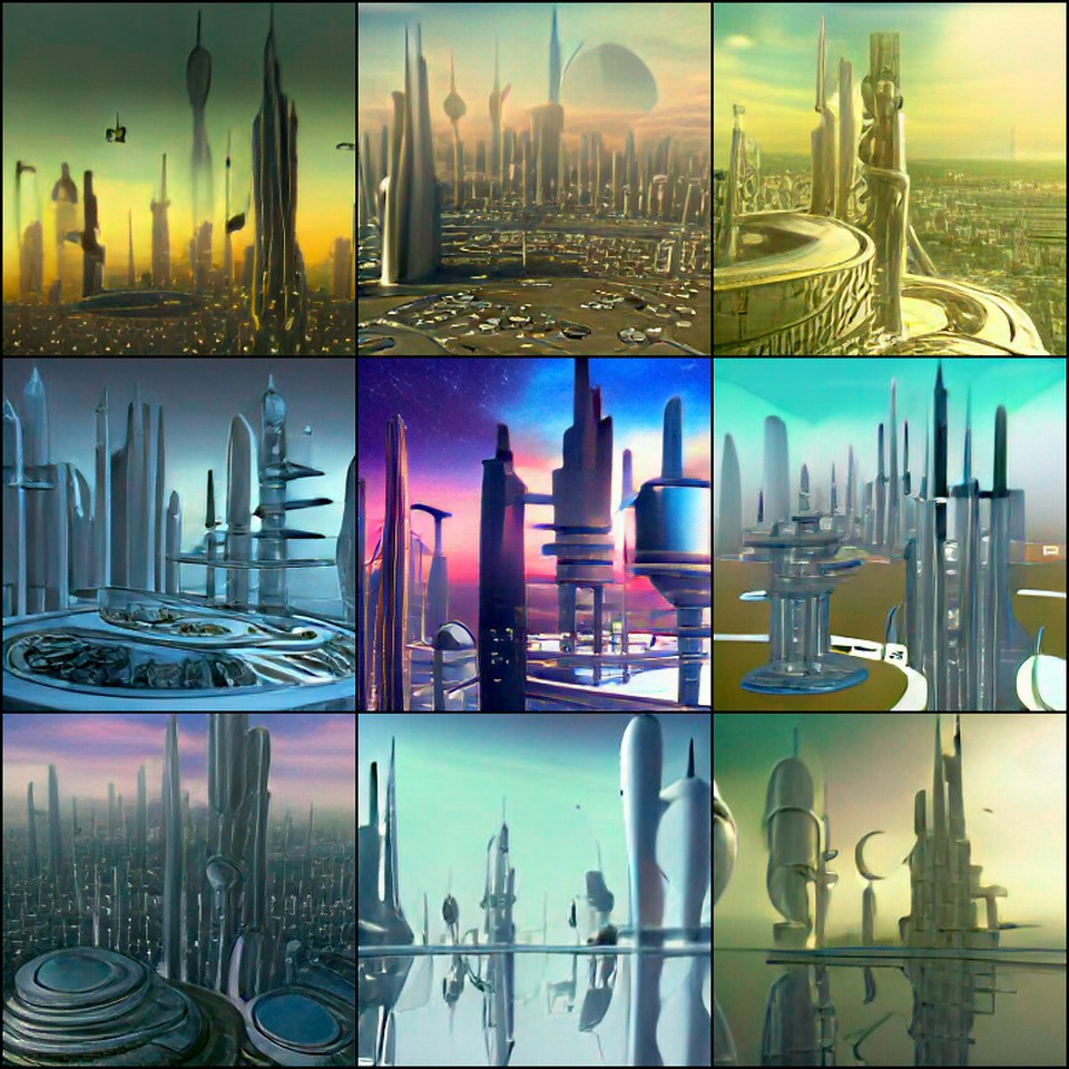 futuristic city preview