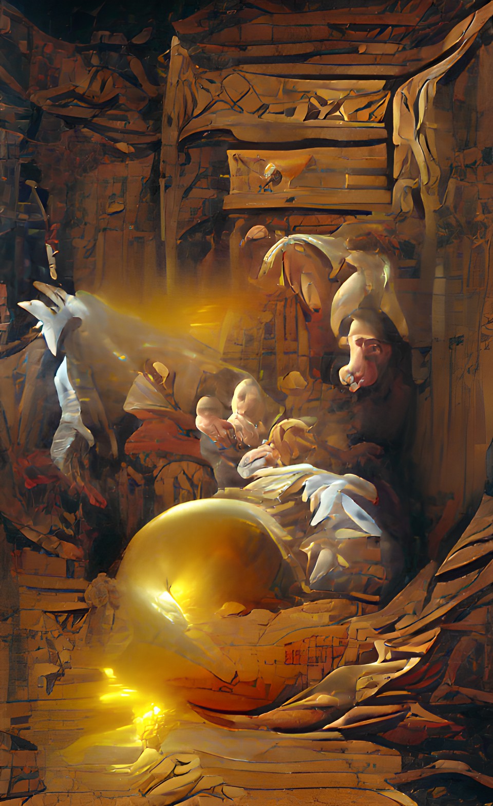 the manger broke open like an egg, and light spilled out, reigniting the sun on christmas morning preview