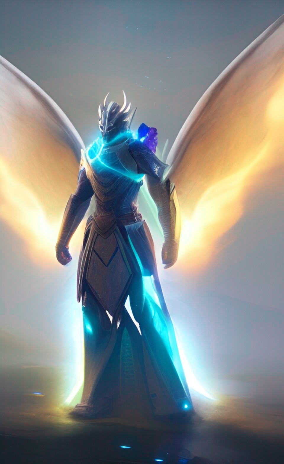 angel, living armor, lightning armor, runes armor, magic armor, dragon, energy armor, astral armor, luminous armor, neon armor, horned armor, ghost armor, divine armor, laser weapons preview