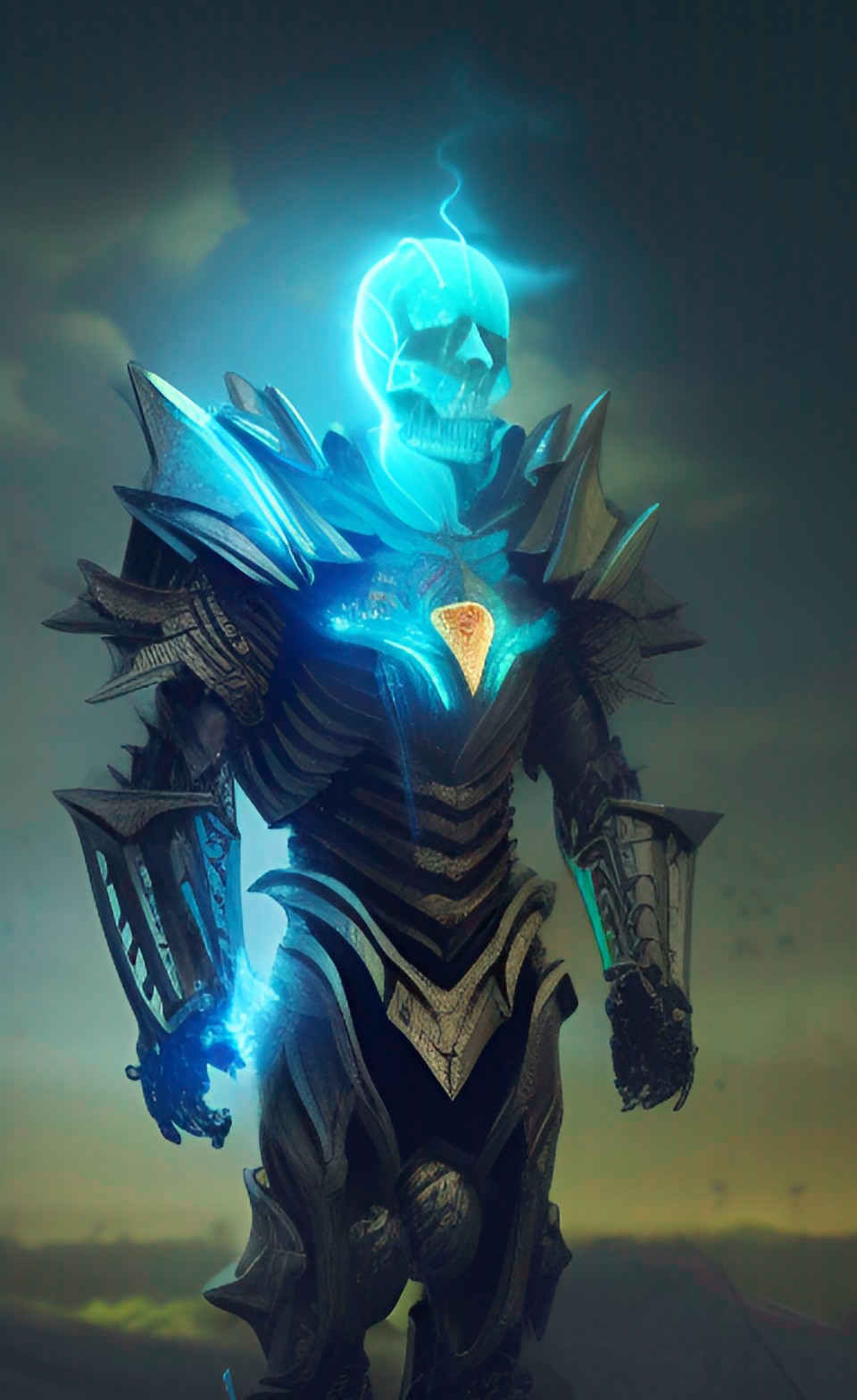 skeleton, living armor, lightning armor, magic armor, dragon, energy armor, glowing armor, neon armor, horned armor, ghost armor, divine armor, blades armor, wings armor, laser weapons. preview