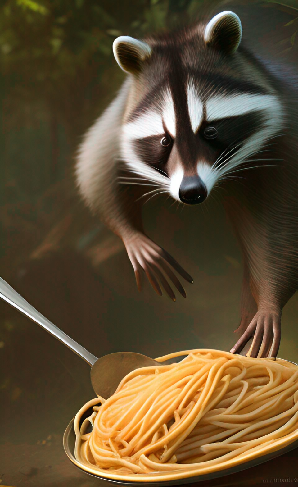 spaghetti for raccoons preview