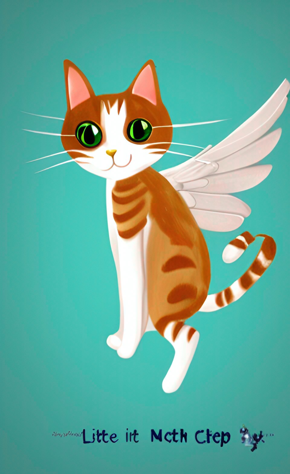 a little cartoon cat with wings, hoppy legs, and a twitchy nose preview