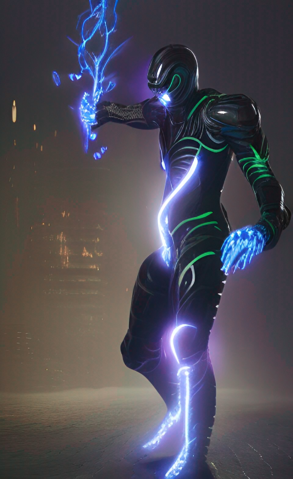 symbiote, living armor, lightning armor, magic armor, ethereal armor, energy armor, glowing armor, neon armor, ghost armor, kinetic armor, future armor, rage armor, almighty armor, laser weapons. preview