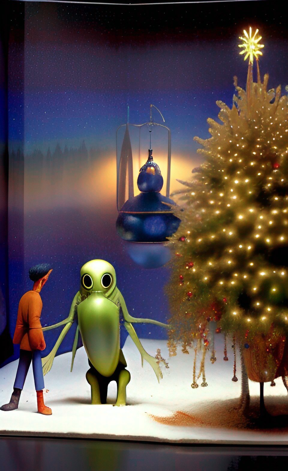 an alien trying to understand christmas preview