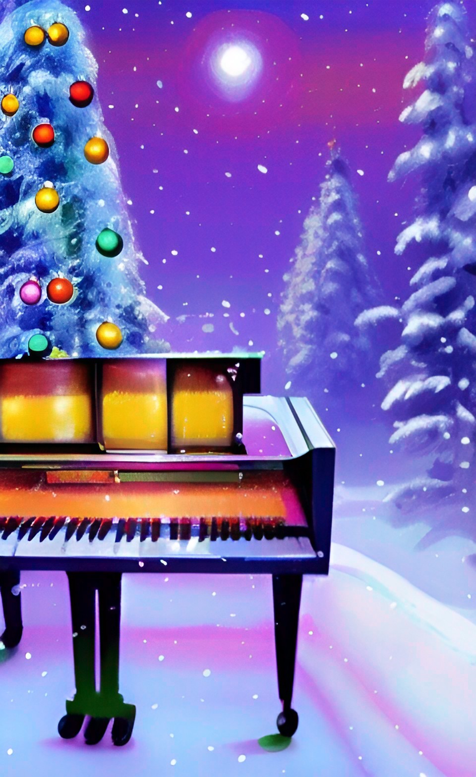 the perfect christmas card from a robot pianist preview