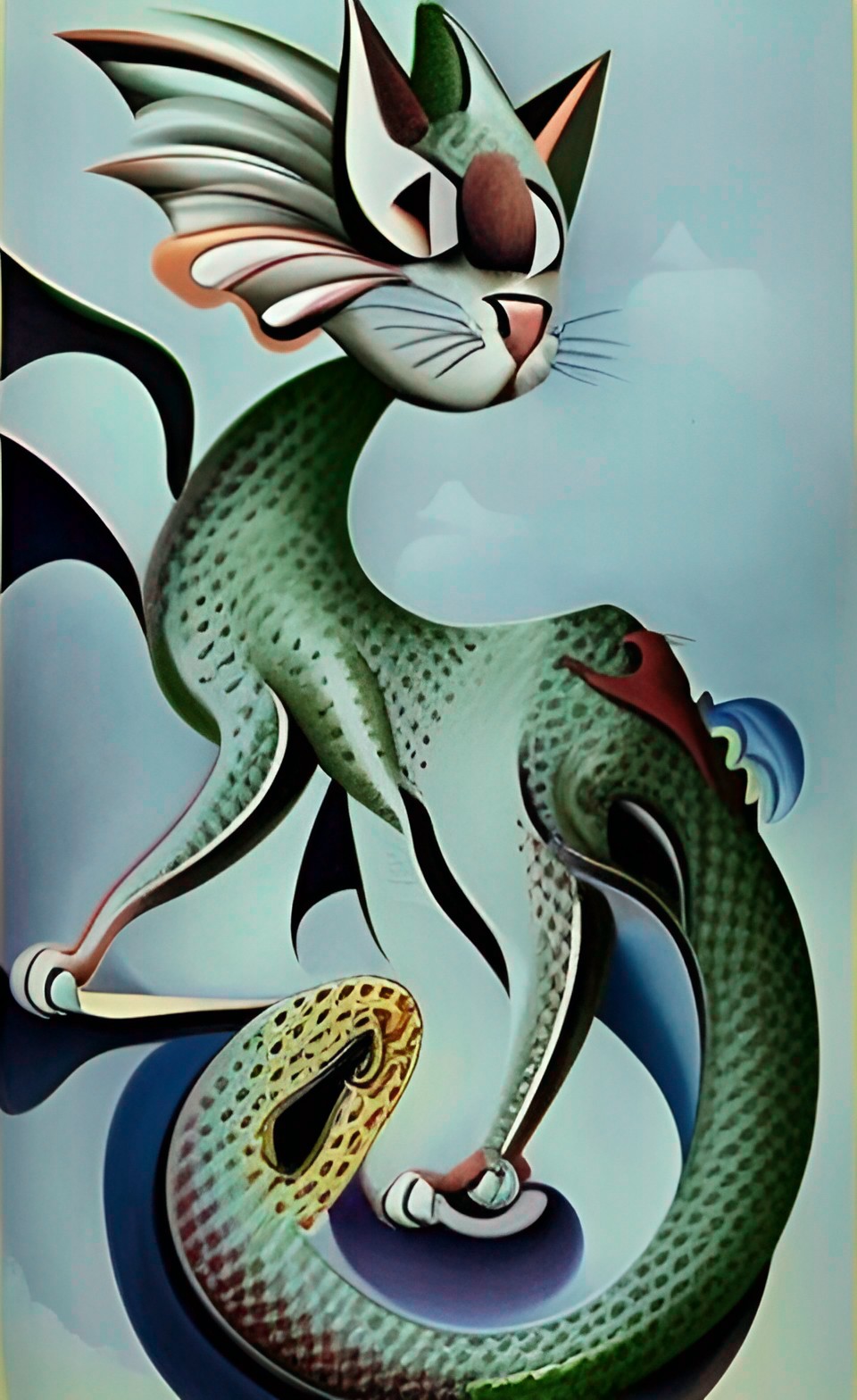 cat-dragon spanish surrealists preview