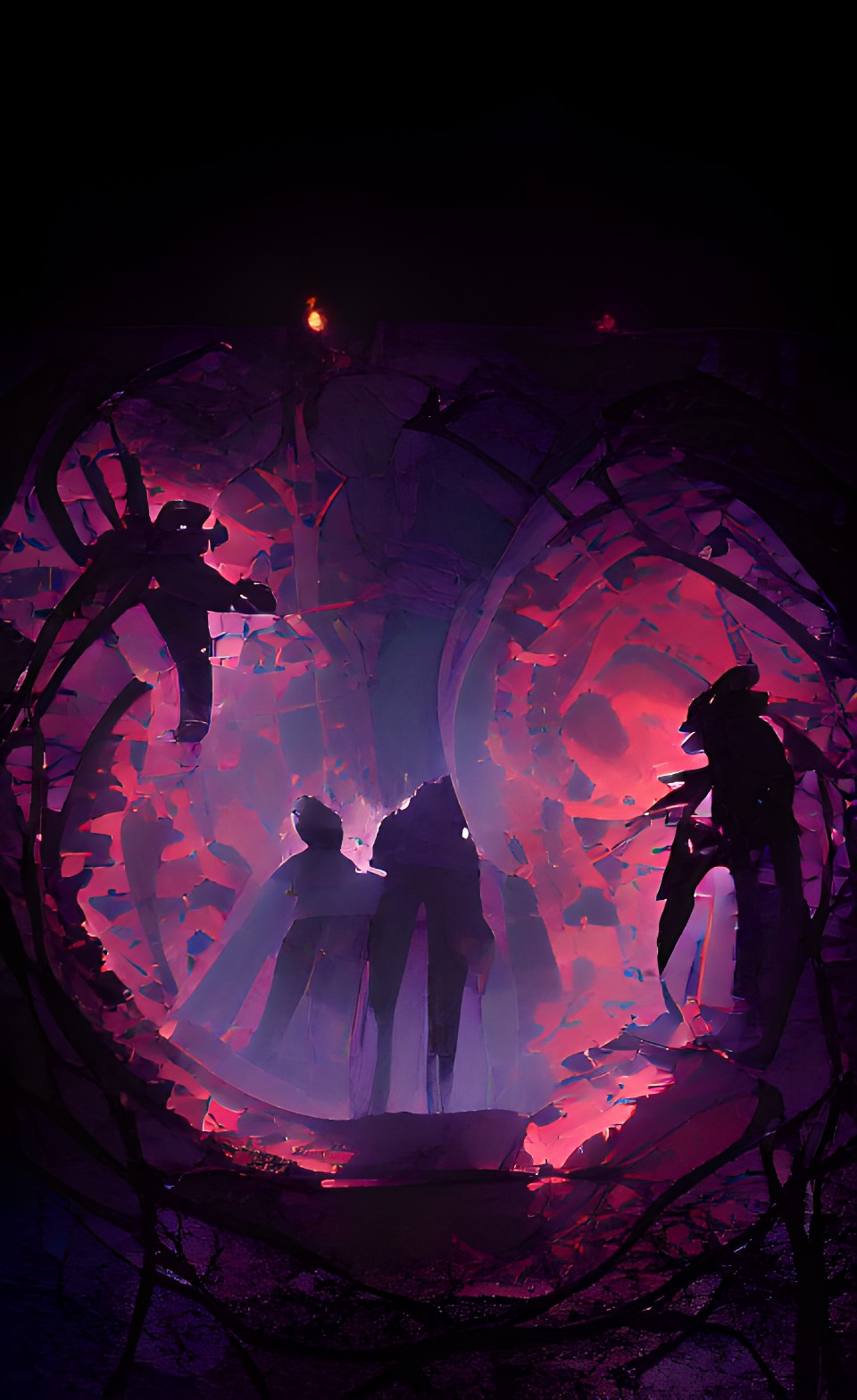 silhouettes in the portal preview