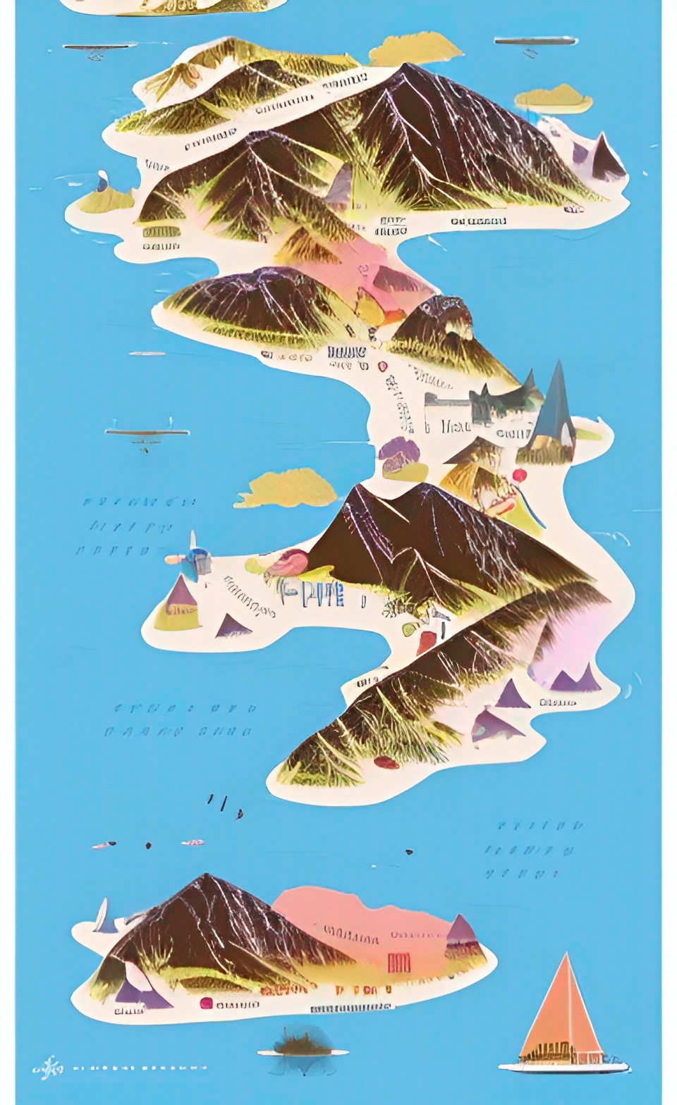 map of temperate island, fishing and herding society, nevashi preview