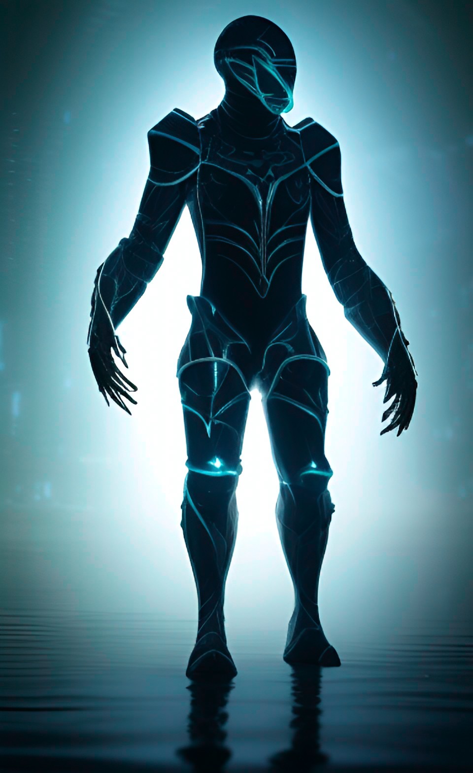 water overlord, symbiote, living armor, kinetic armor, glowing armor, laser armor, neon armor, ghost armor, ethereal armor, energy armor, living armor, future armor, light armor, epic preview