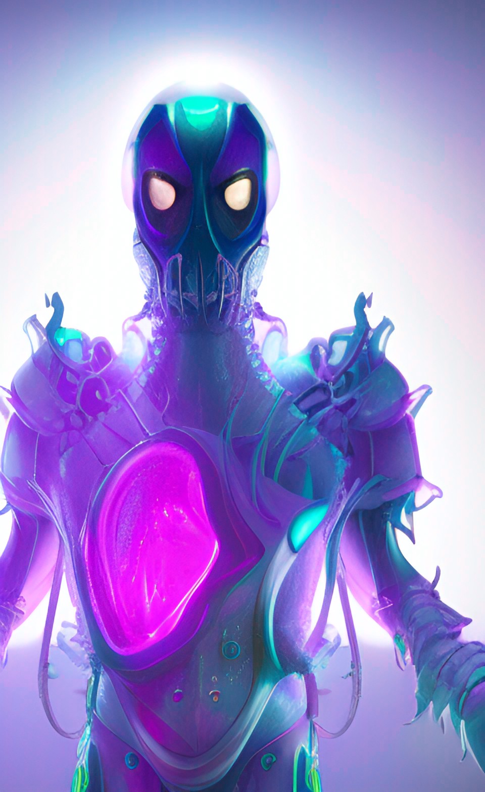 overlord of spider, octopus, symbiote, living armor, kinetic armor, glowing armor, pearl armor, neon armor, ghost armor, ethereal armor, energy armor,future armor, lighting armor, iridescent armor. preview