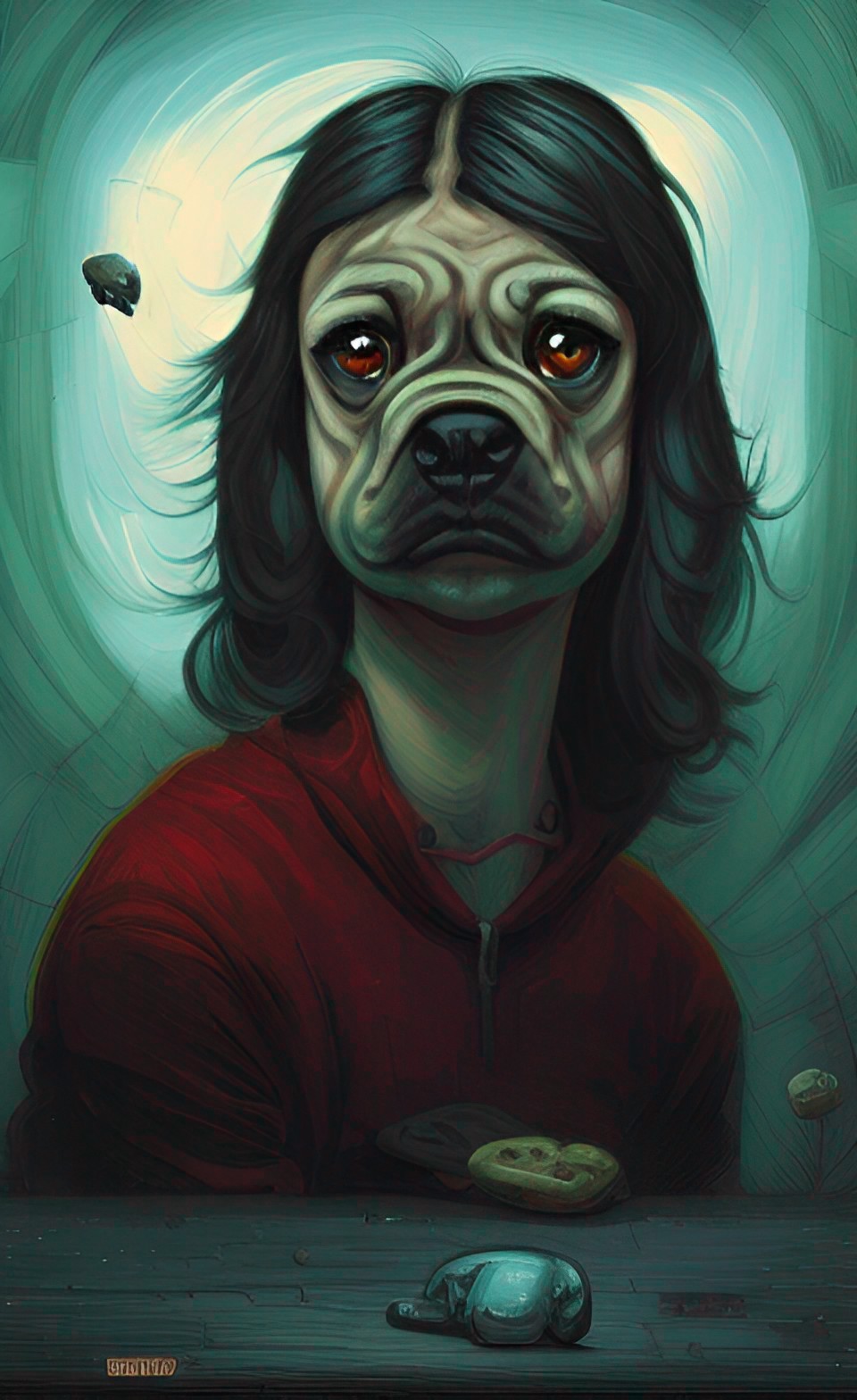 human pug hybrid preview