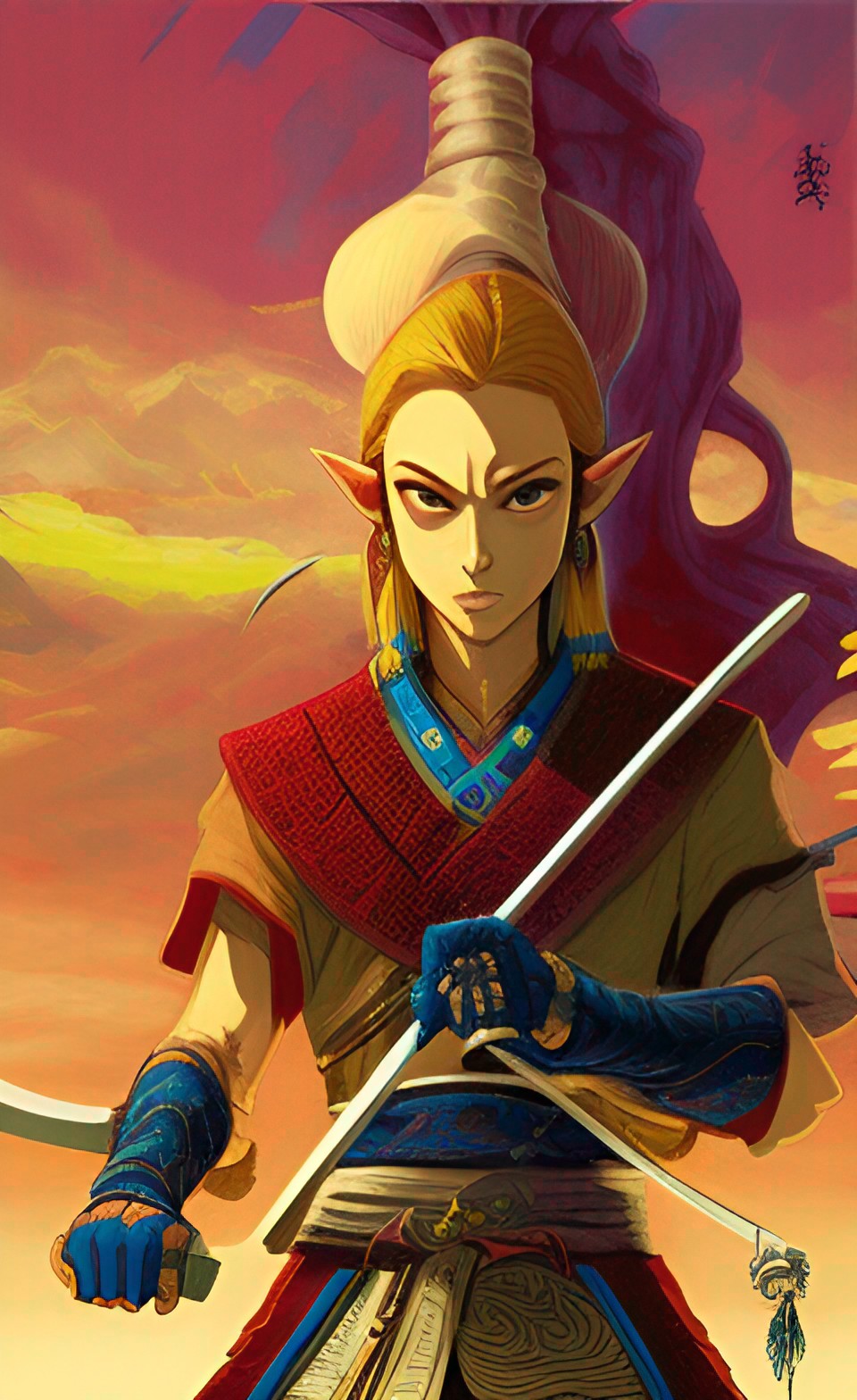 zelda samurai preview