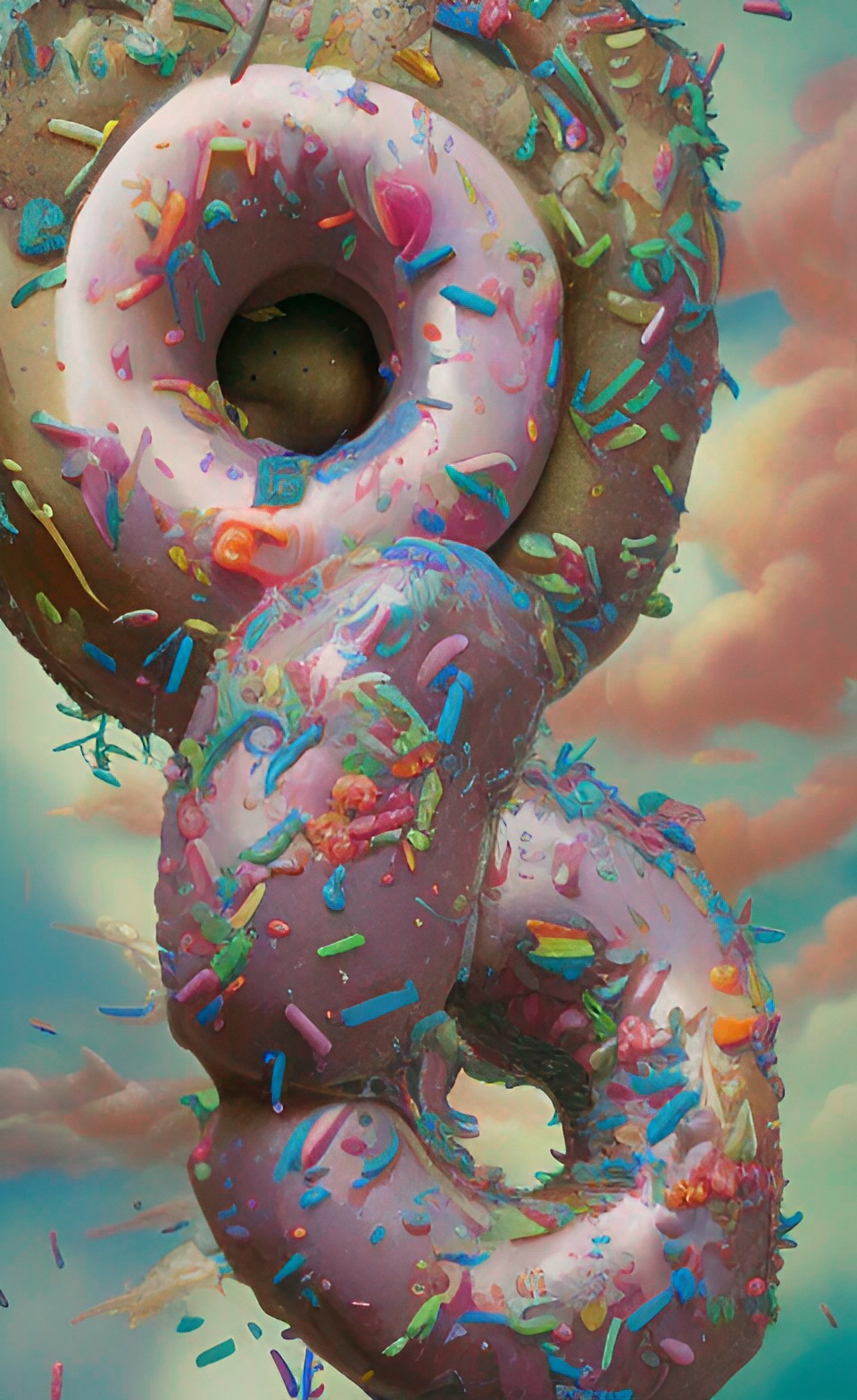 donut rain clouds preview