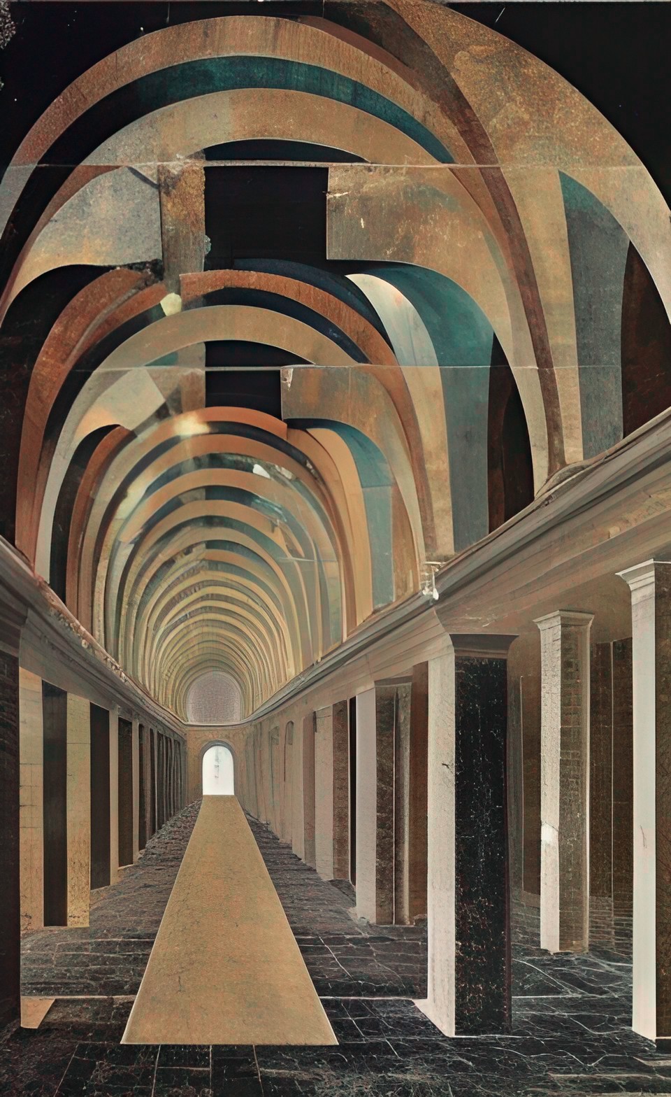 Renaissance - abstract paradoxical impossible geometry, by giotto, by cimabue, by duccio, by escher preview