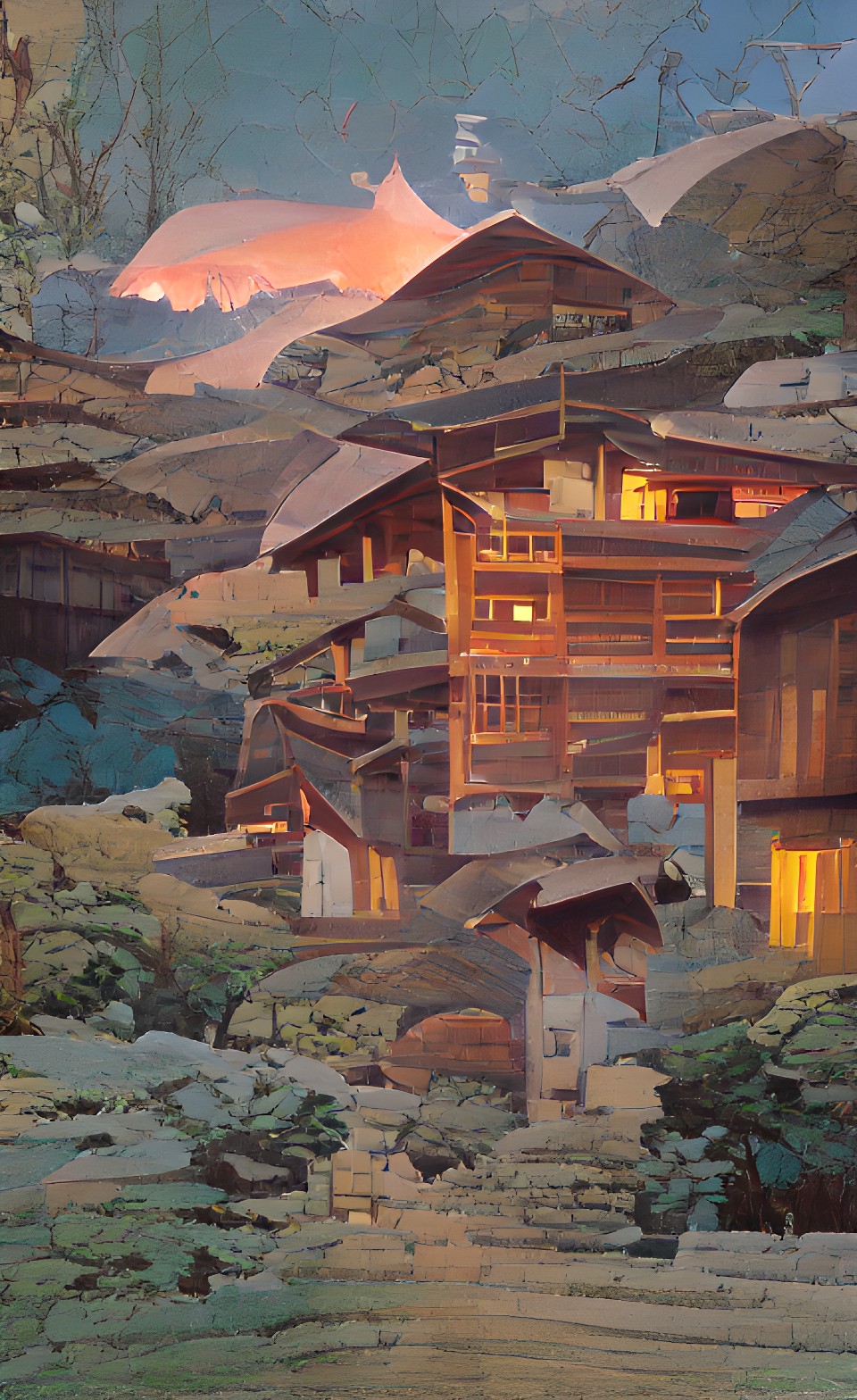 hidden japanese village in the mountains preview