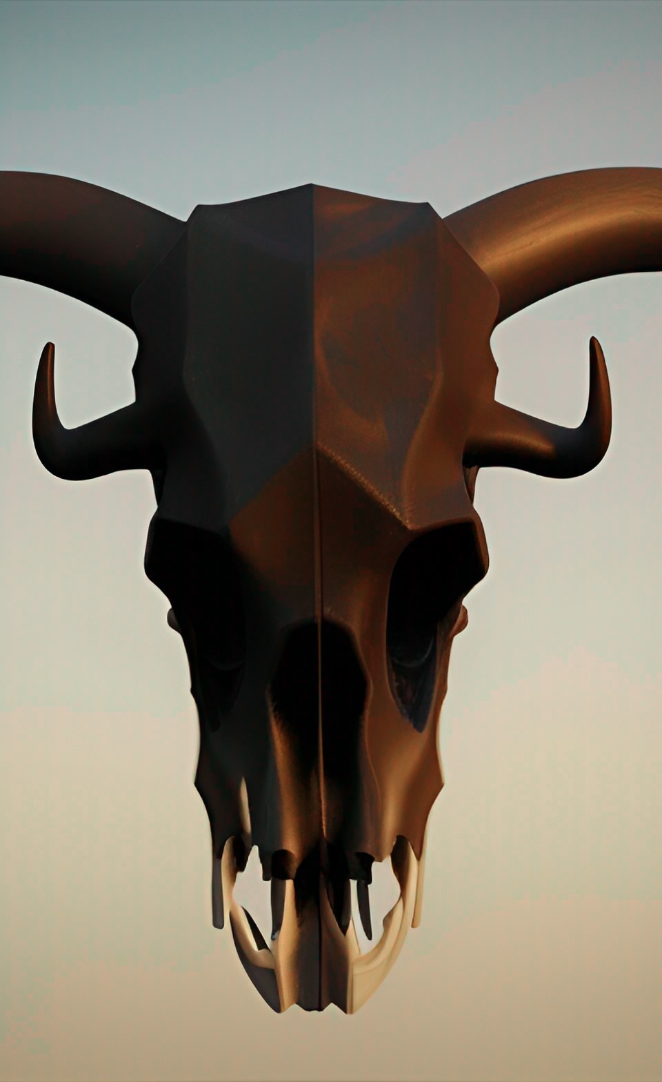 bull skull preview