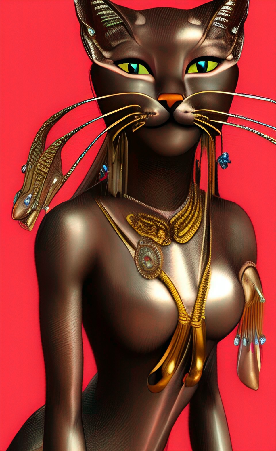 bastet, cat goddess preview