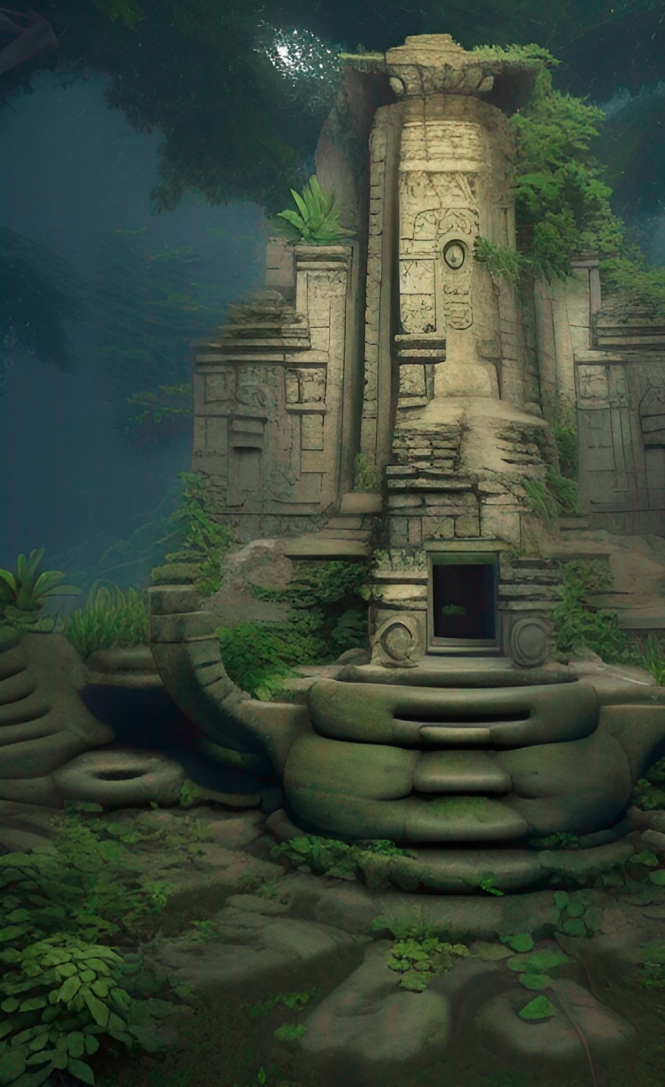 ancient jungle temple preview