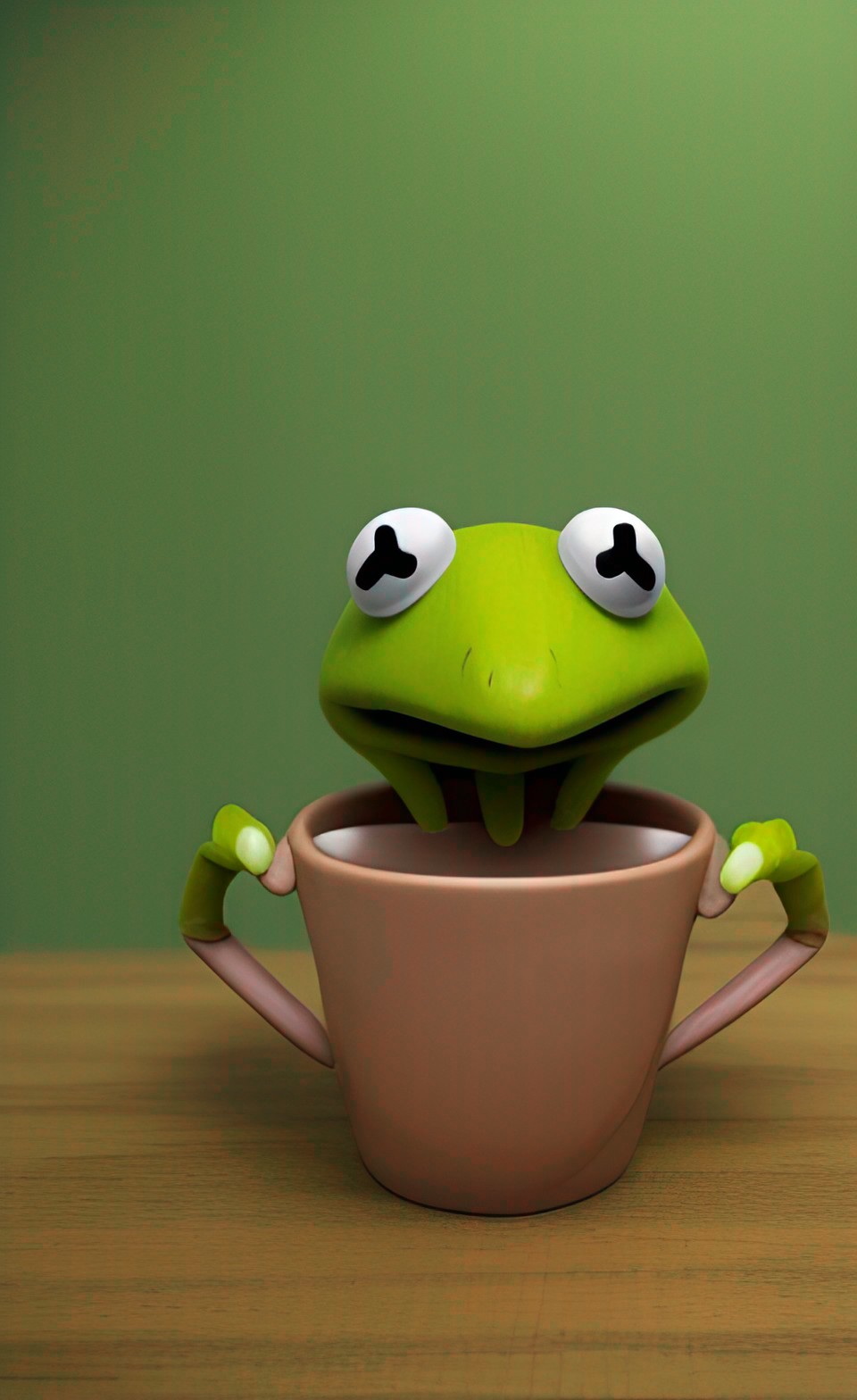 "kermit the frog drinking coffee preview