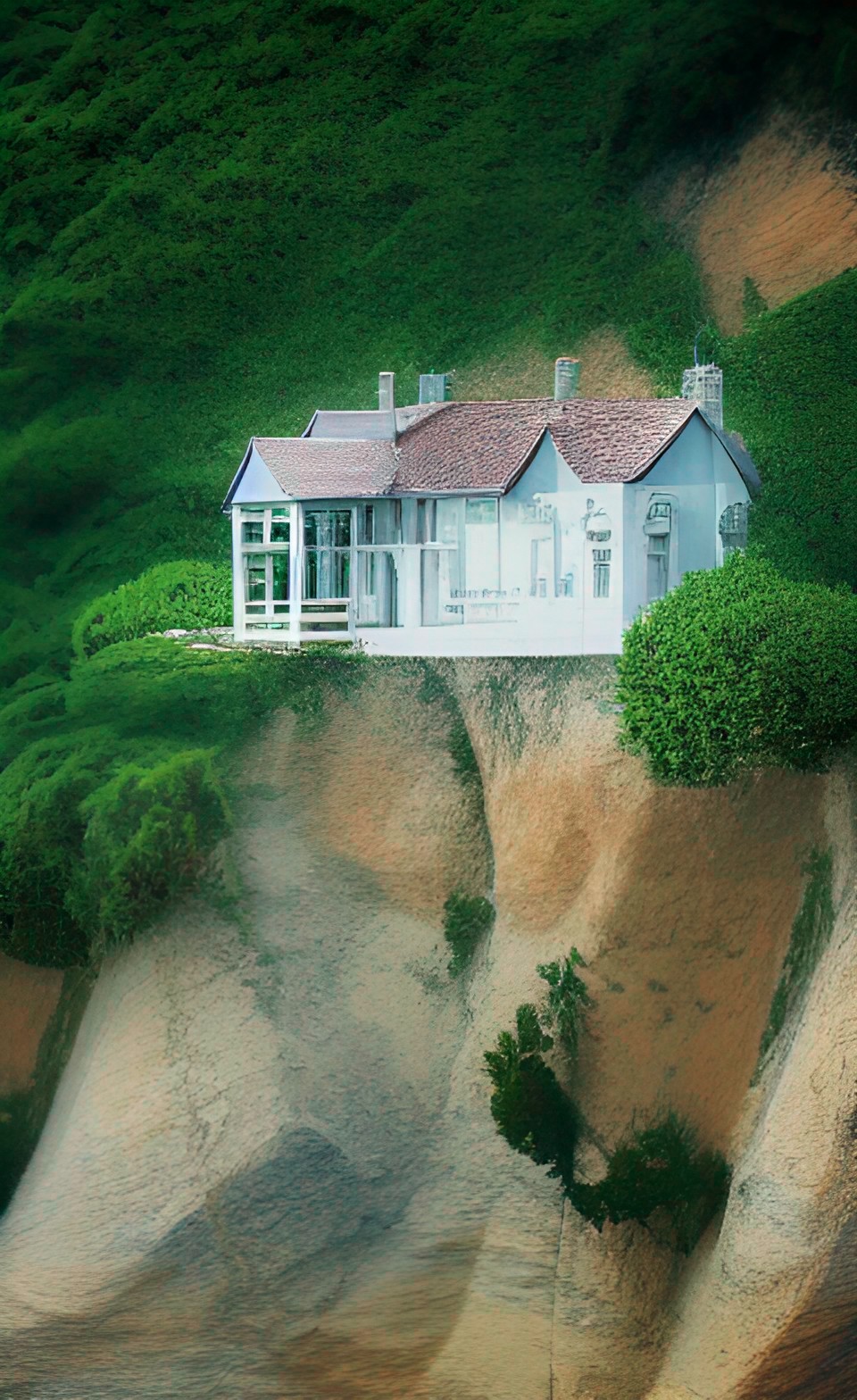 house on a cliff preview