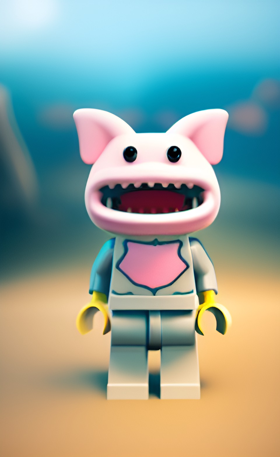 lego pig shark preview