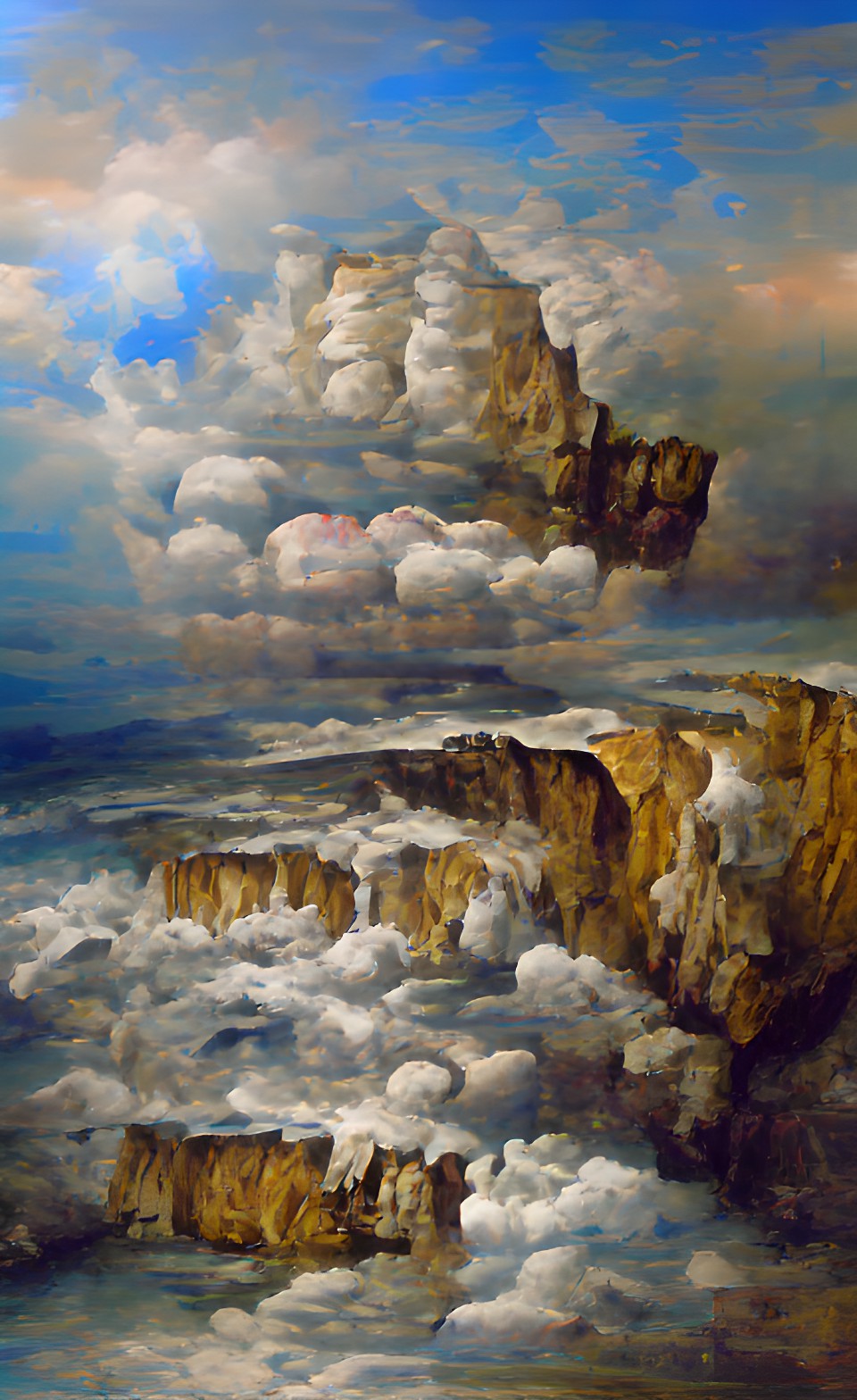 cliffs in the clouds preview