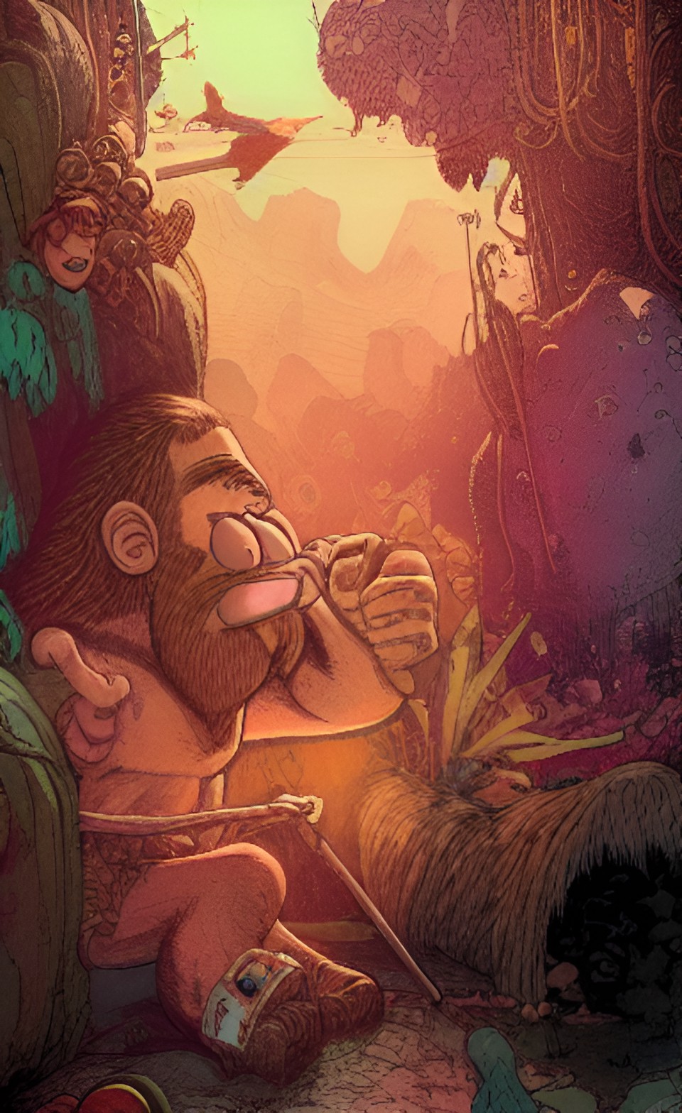 captain caveman preview