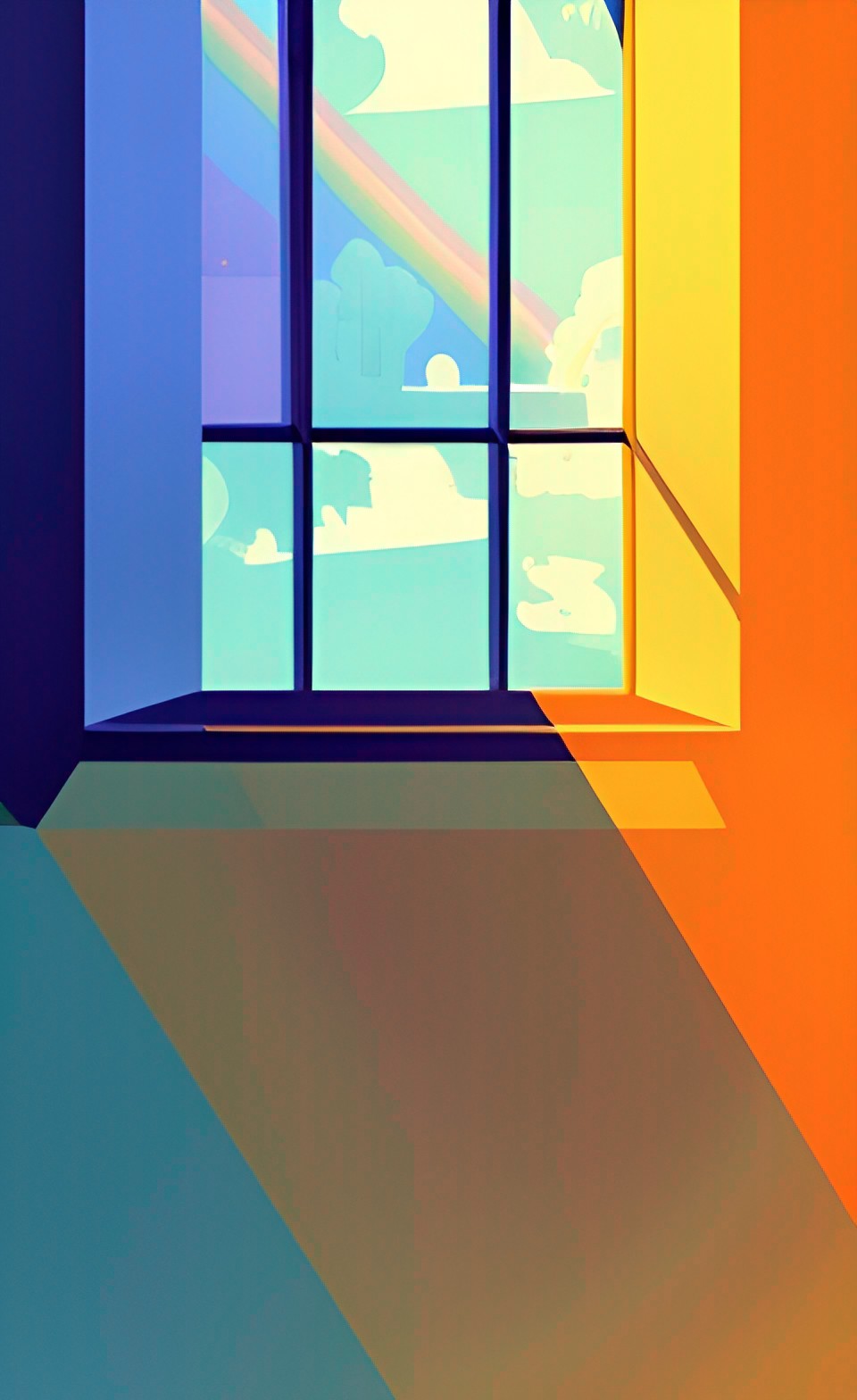 open window rainbow preview