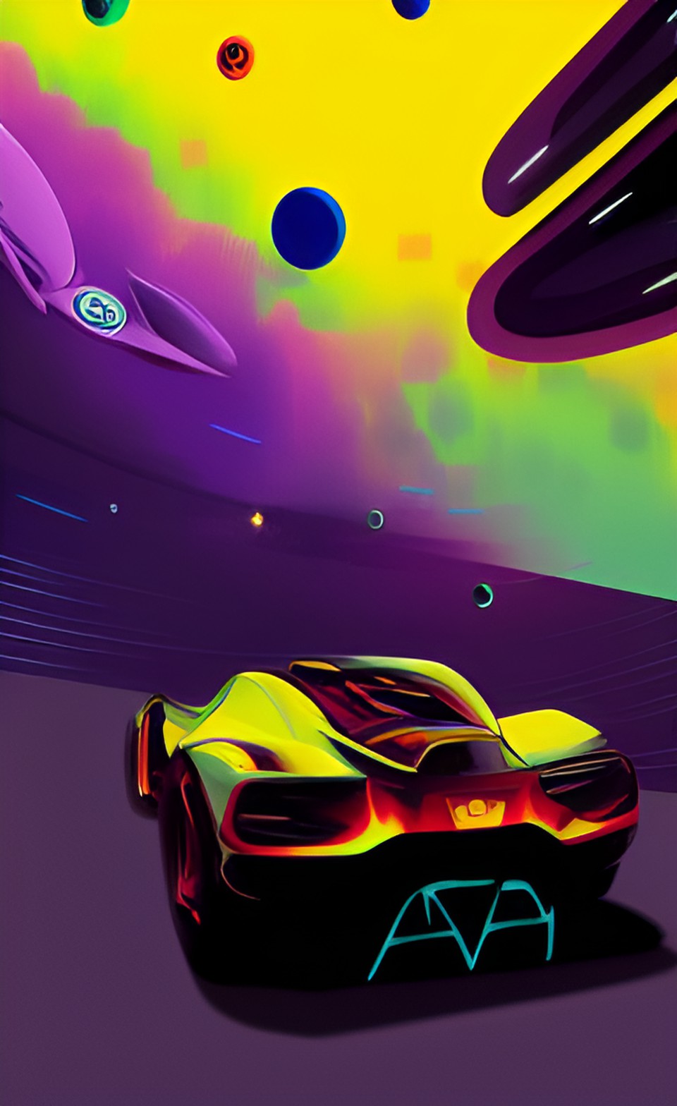 supercar racing through space preview