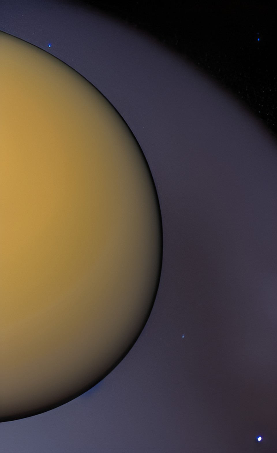 saturn surface with universe sky preview