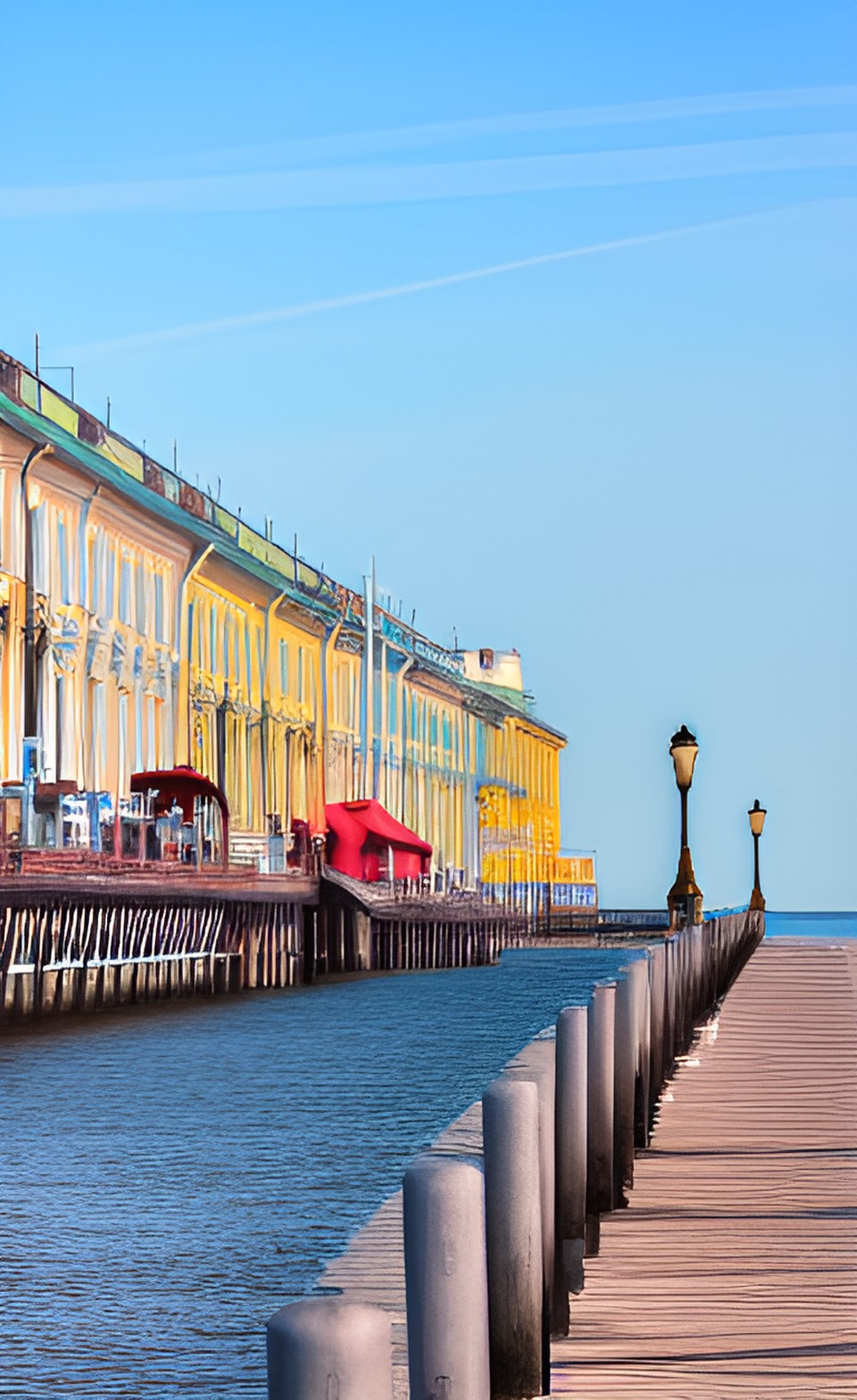 st petersburg pier in front of the city preview