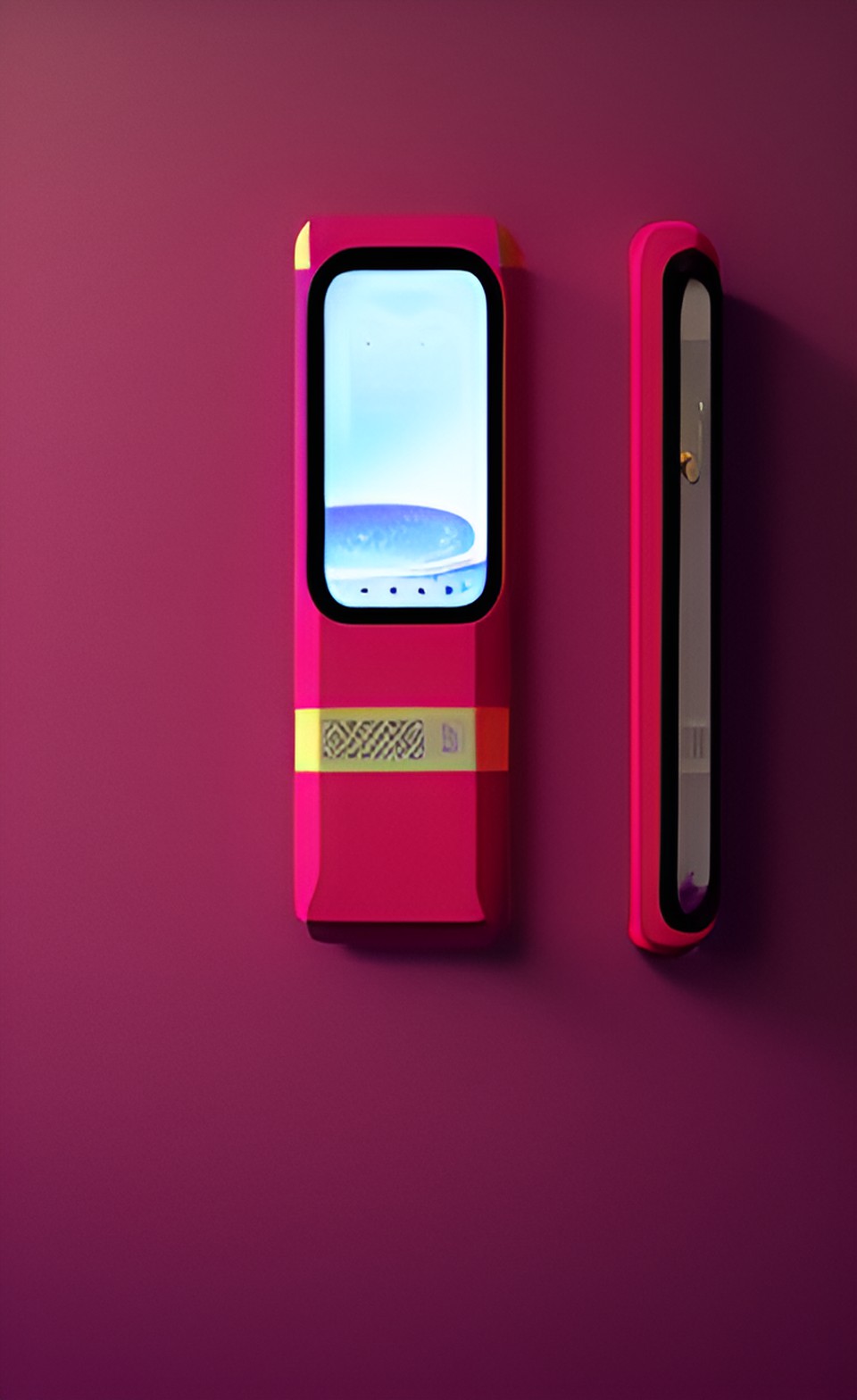 futuristic locking smartphone preview