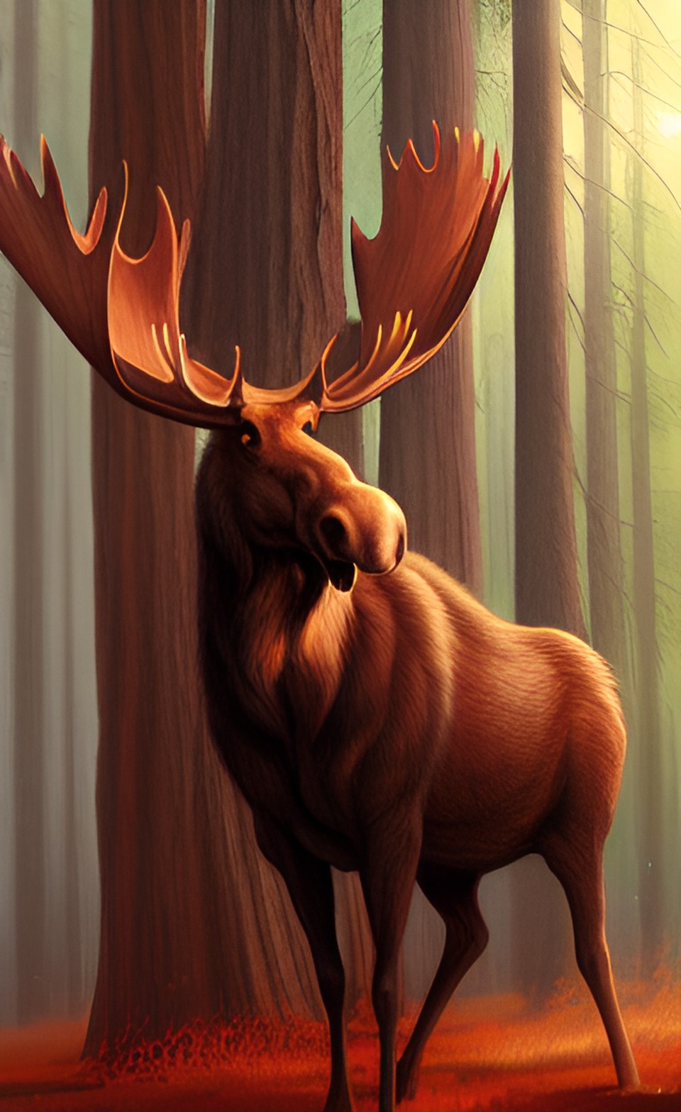 moose in redwood preview