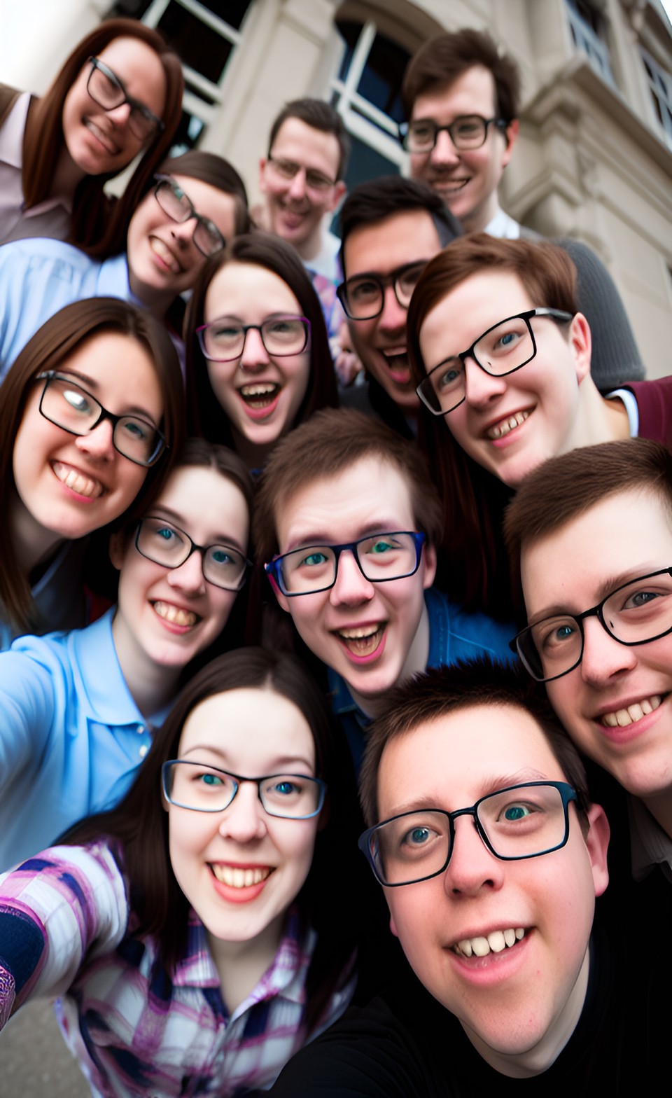 nerds group selfie￼ preview