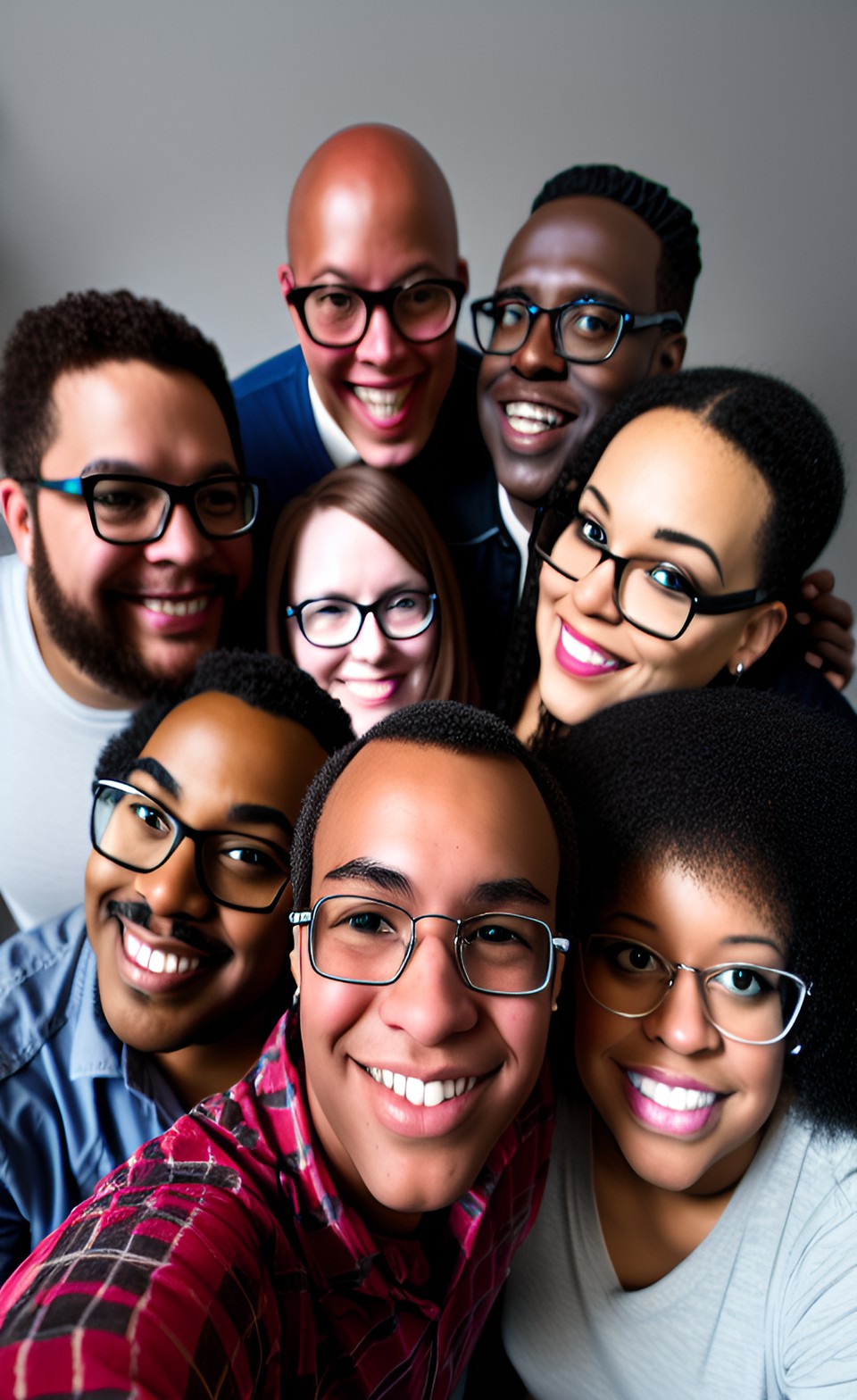 black nerds group selfie preview