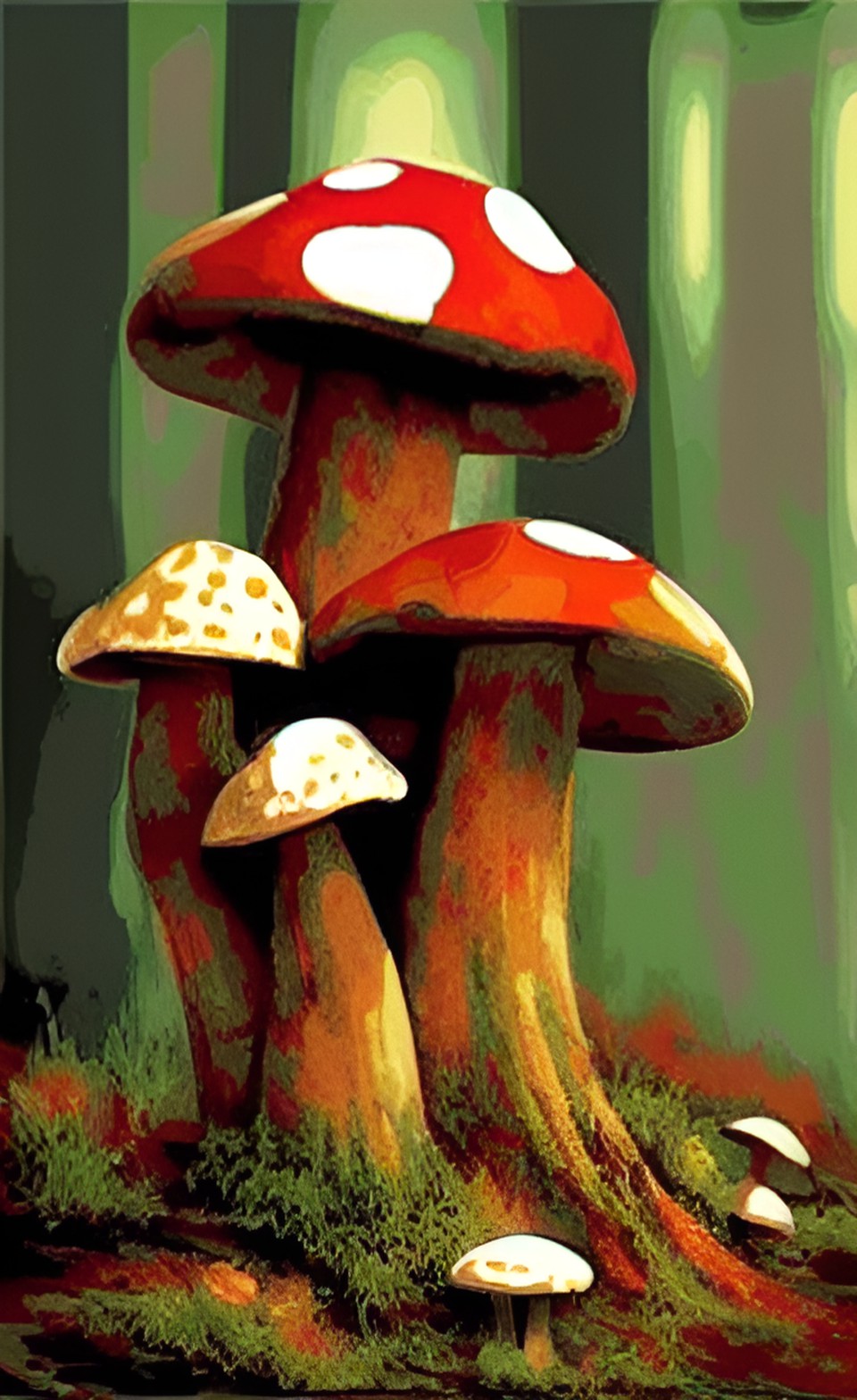 fairy mushroom home forest preview