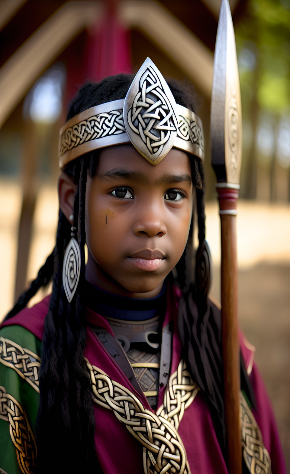 a child. viking norse, celtic, african, native american preview