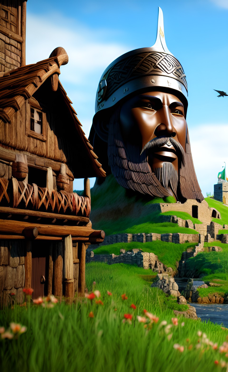 civilization, city, landscape,  viking norse, celtic, african, native american preview